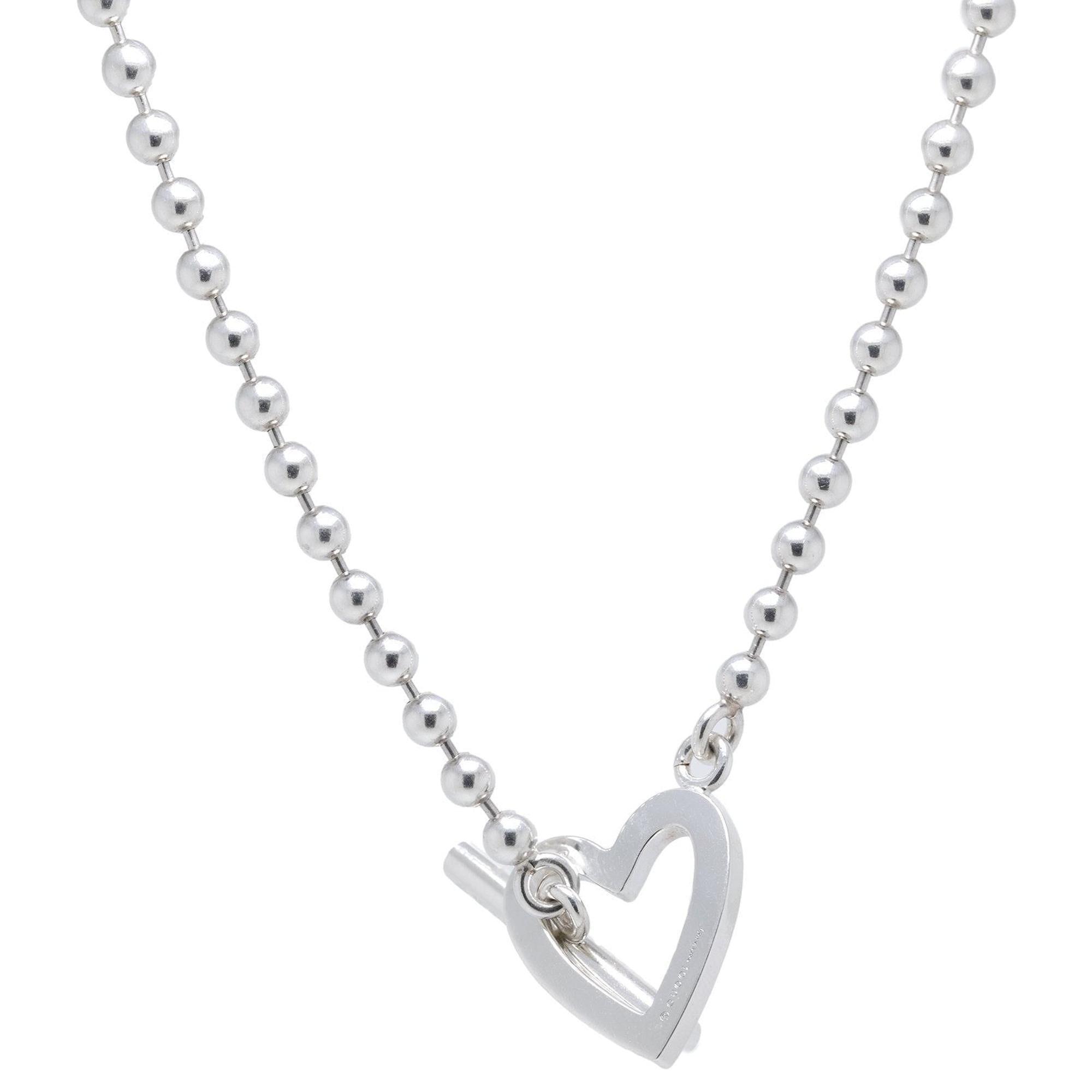 Gucci Boule Heart Toggle Necklace