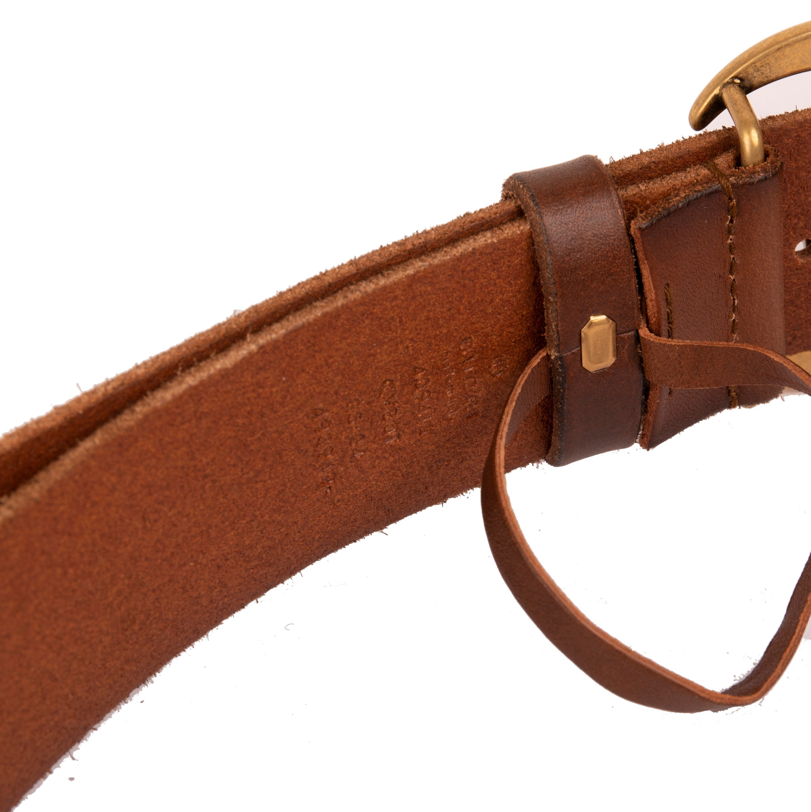 Gucci Brown Leather Belt with Double G Buckle w/ Box