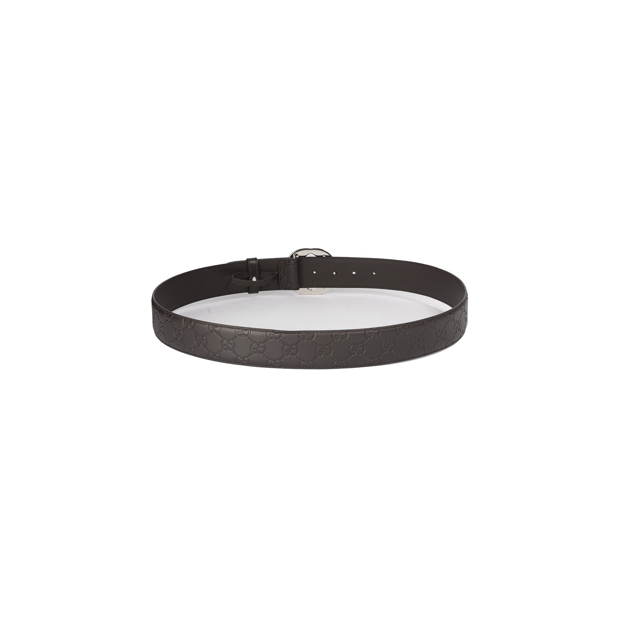 Gucci Brown Signature Leather Belt