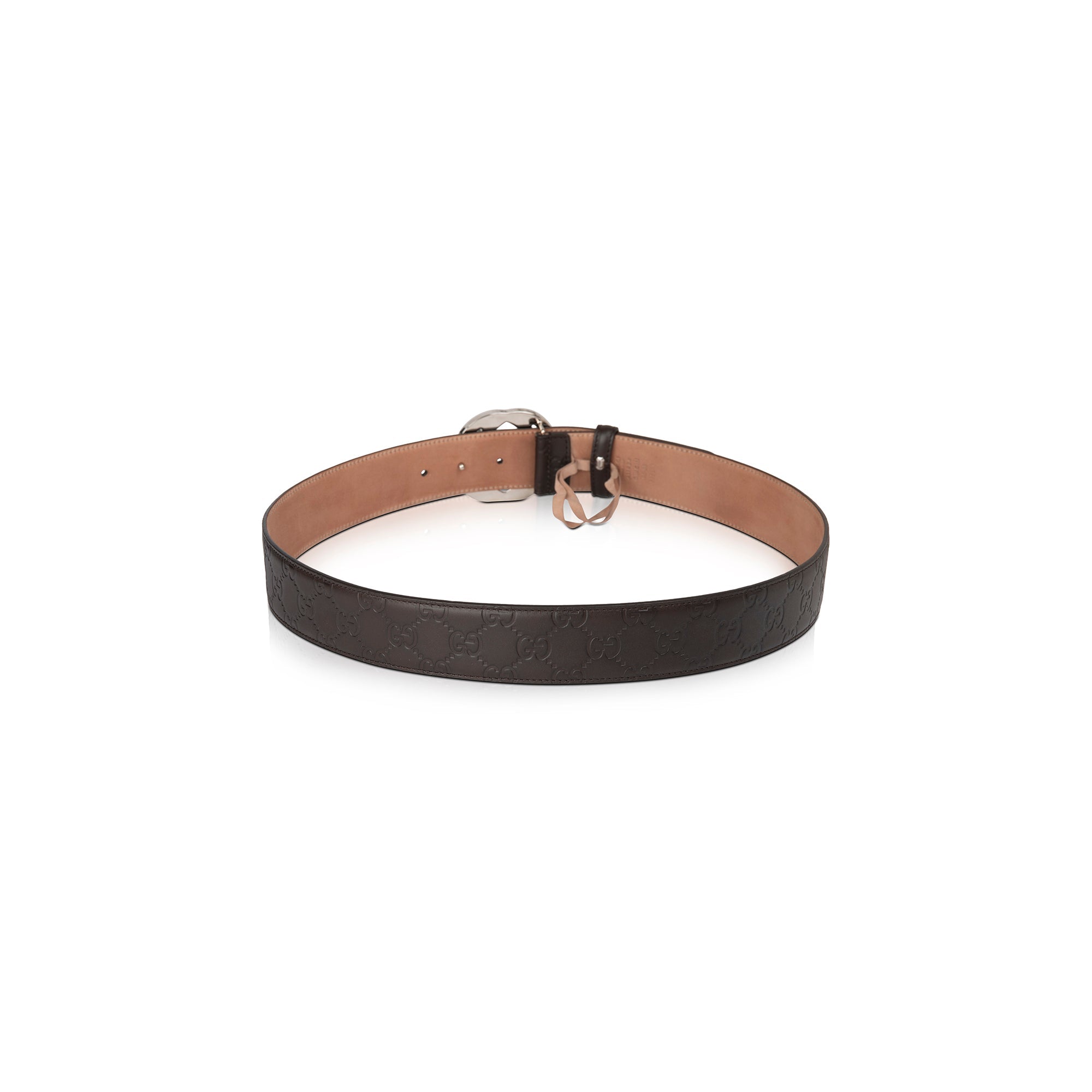 Gucci Brown Signature Leather Belt