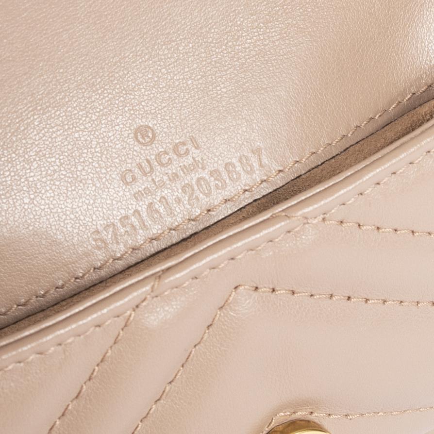 Gucci COIN PURSE GG Marmont Matelasse w/ Box