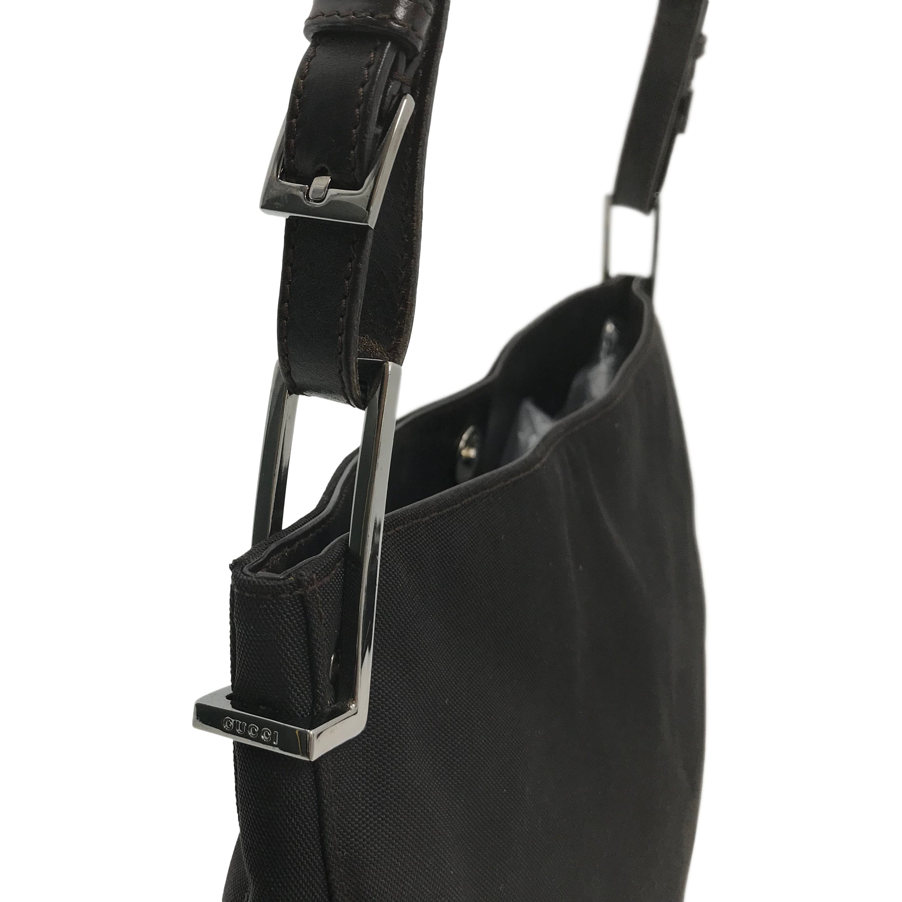 Gucci Canvas Shoulder Bag