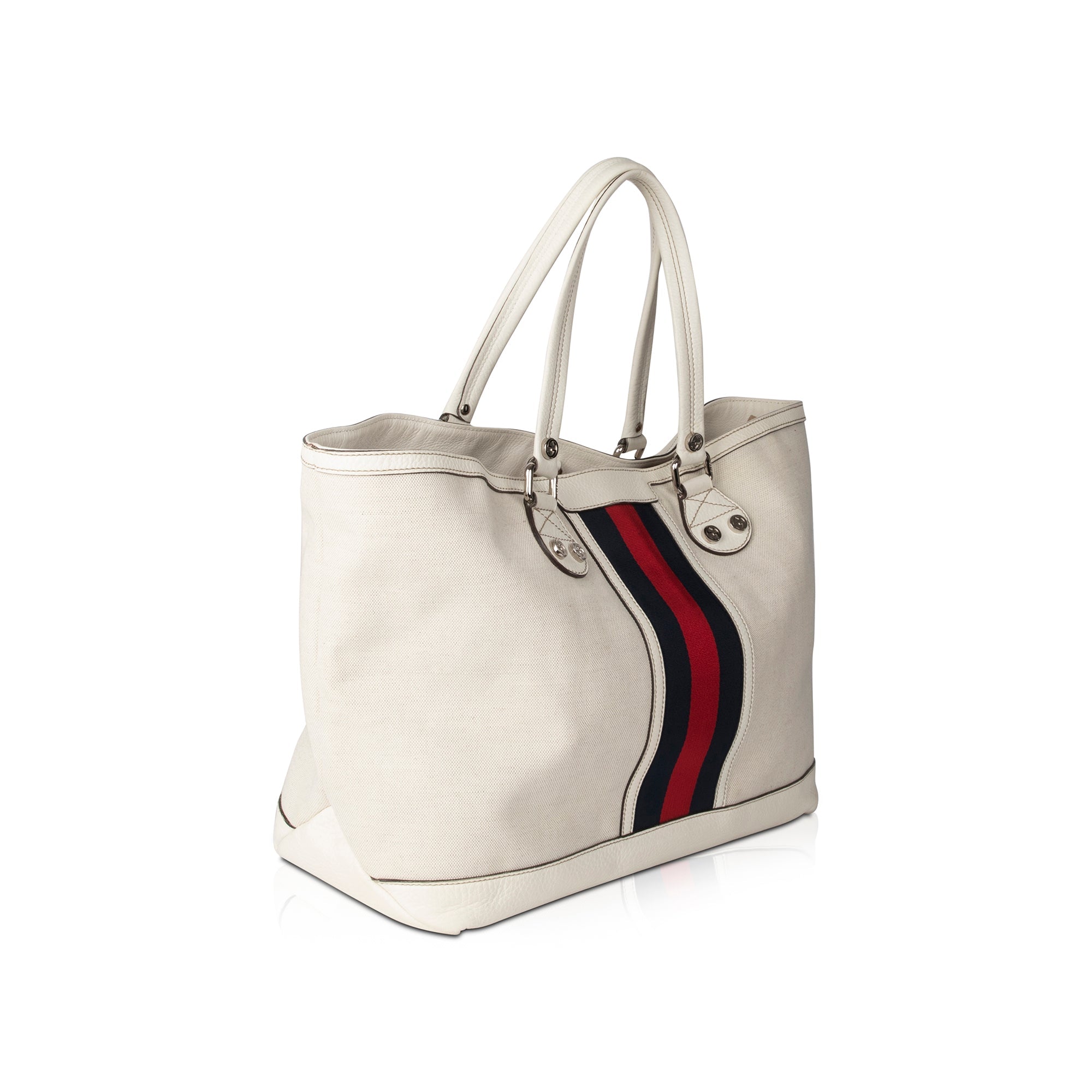 Gucci Canvas Sunset Web Tote
