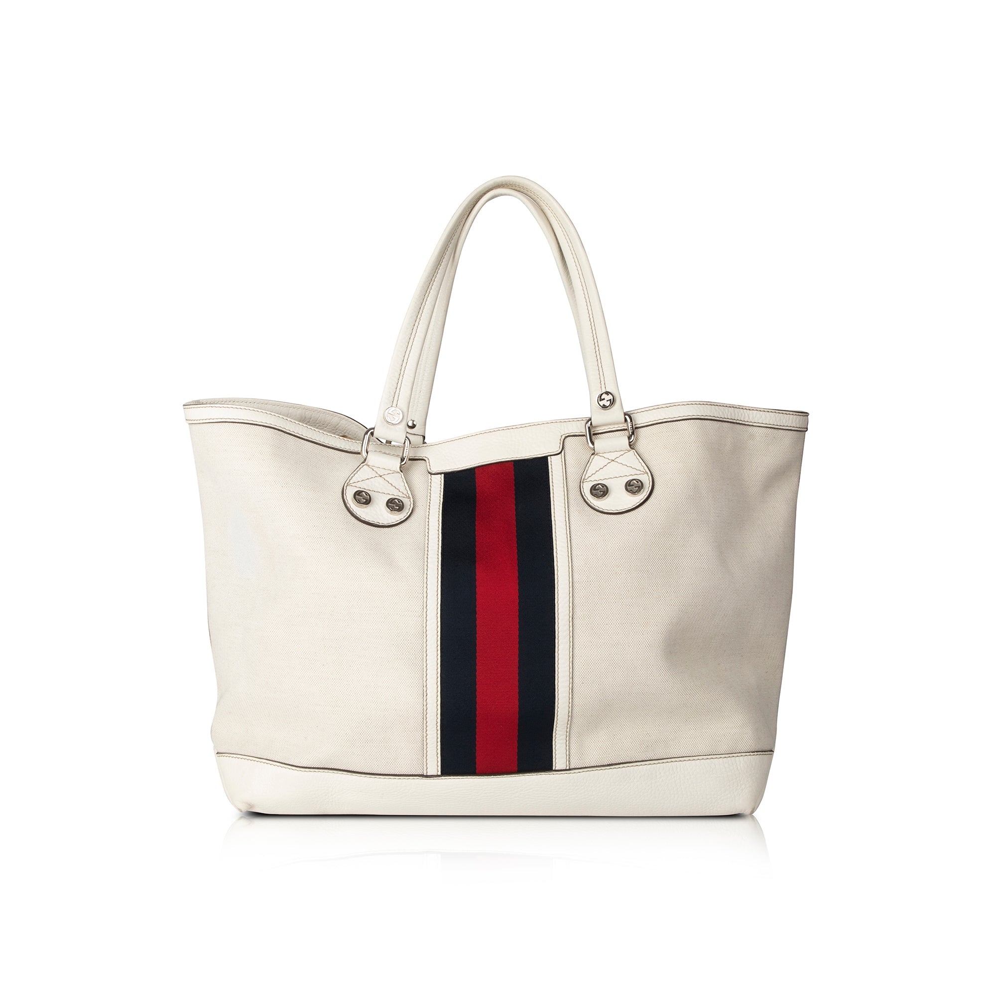 Gucci Canvas Sunset Web Tote