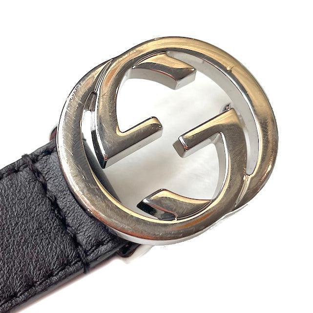 Gucci Children Web Belt with G Buckle