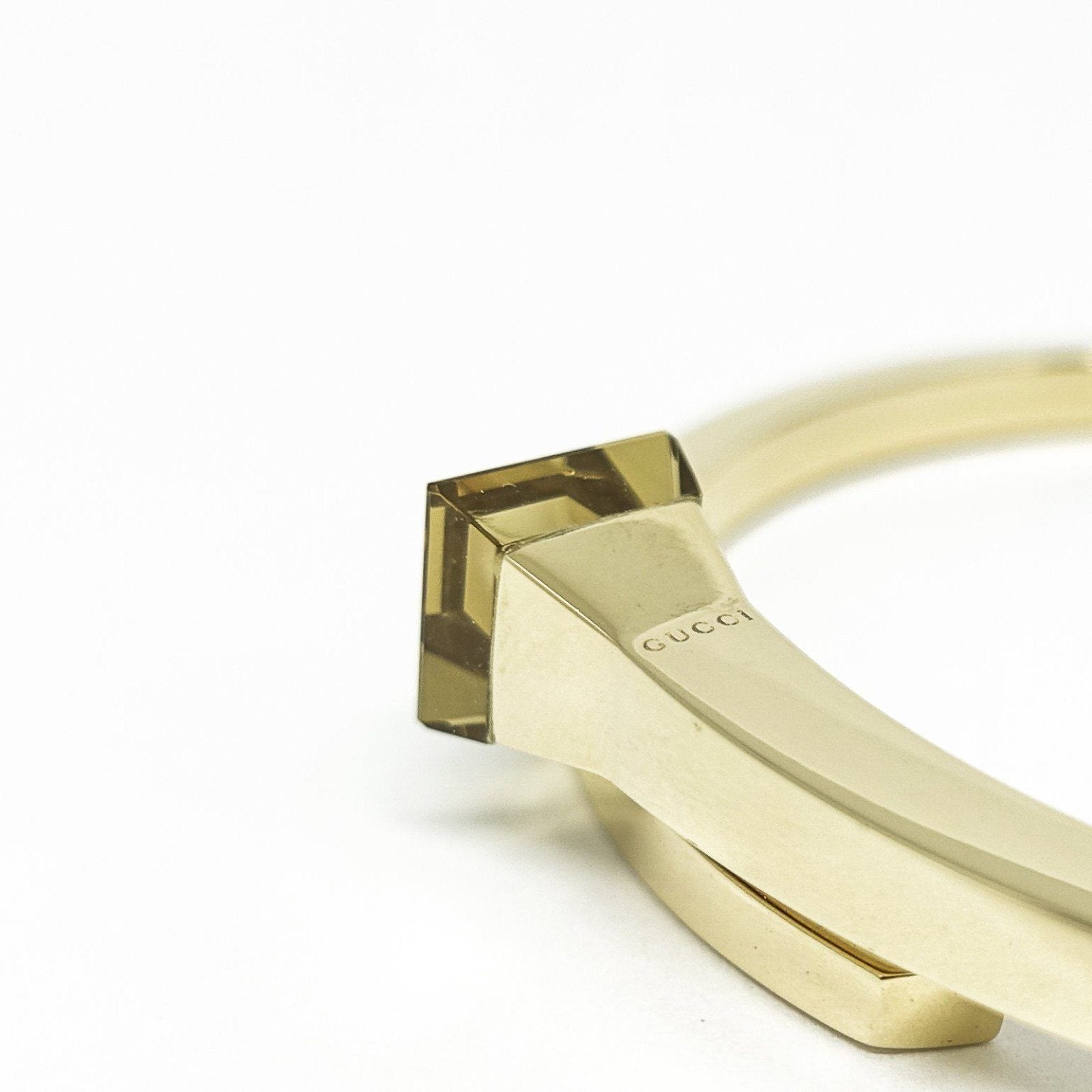 Gucci Citrine Chiodo Bangle Bracelet