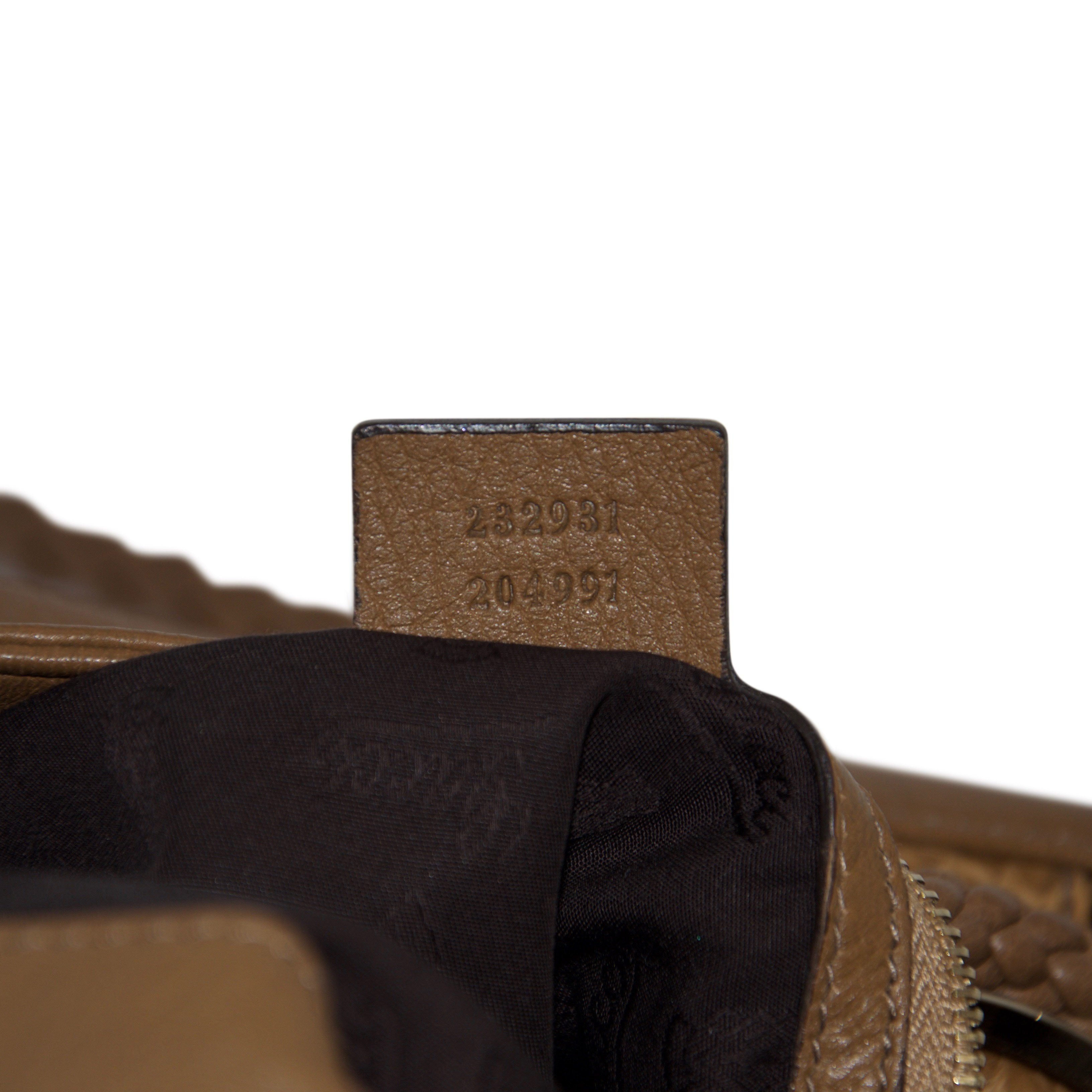 Gucci Crocodile-Trimmed G Wave Hobo