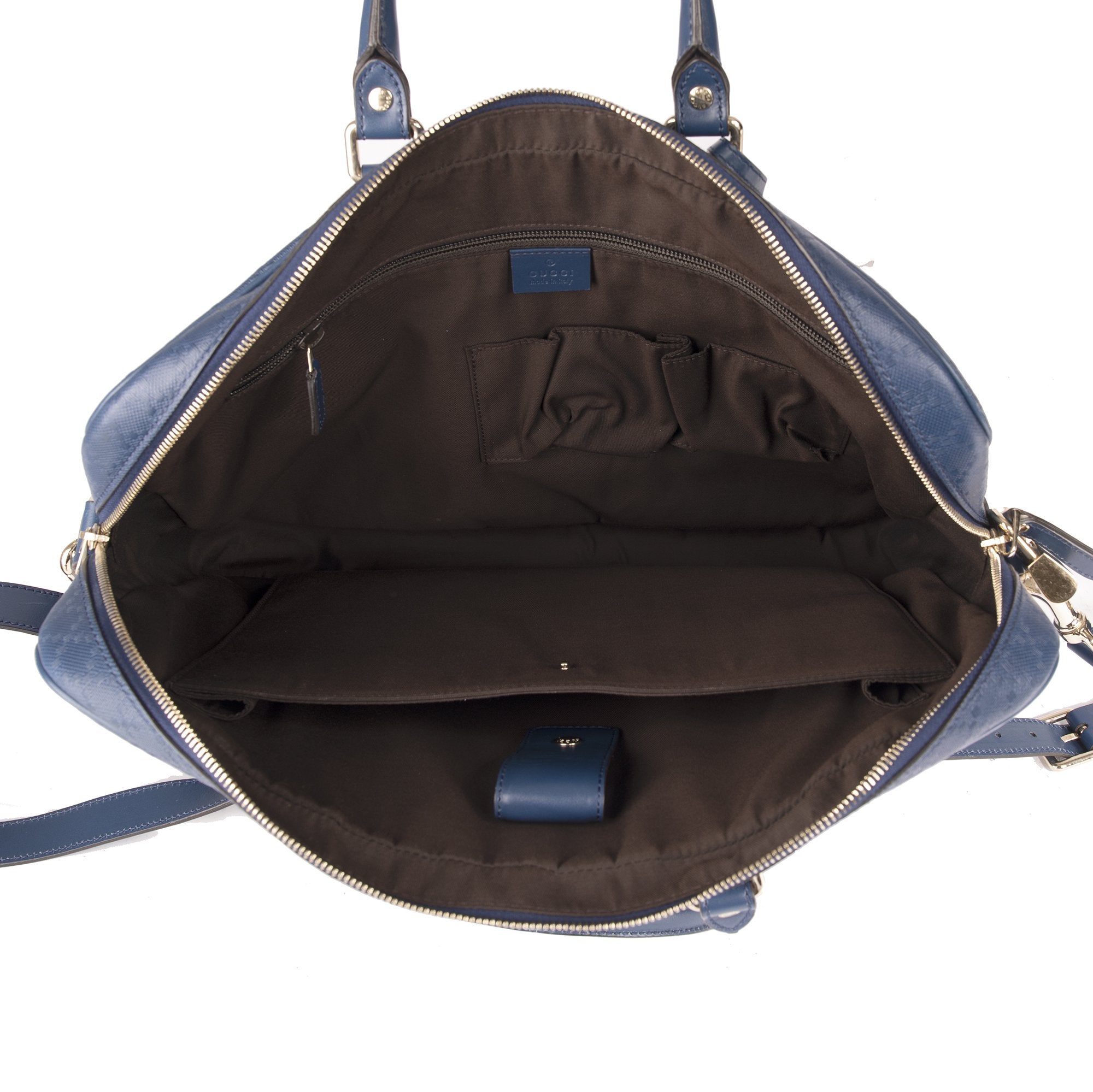 Gucci Diamante Leather Briefcase