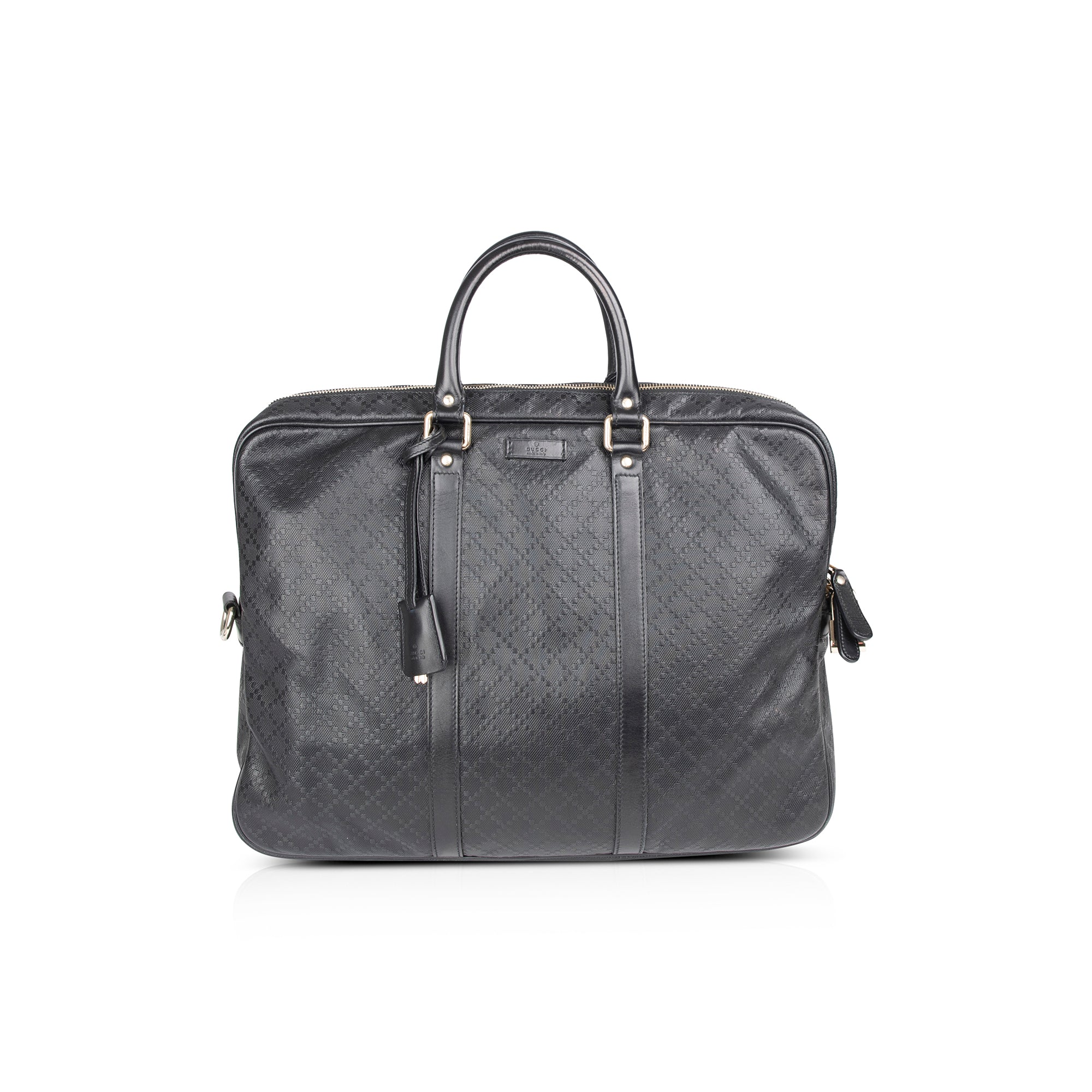 Gucci Diamante Leather Briefcase