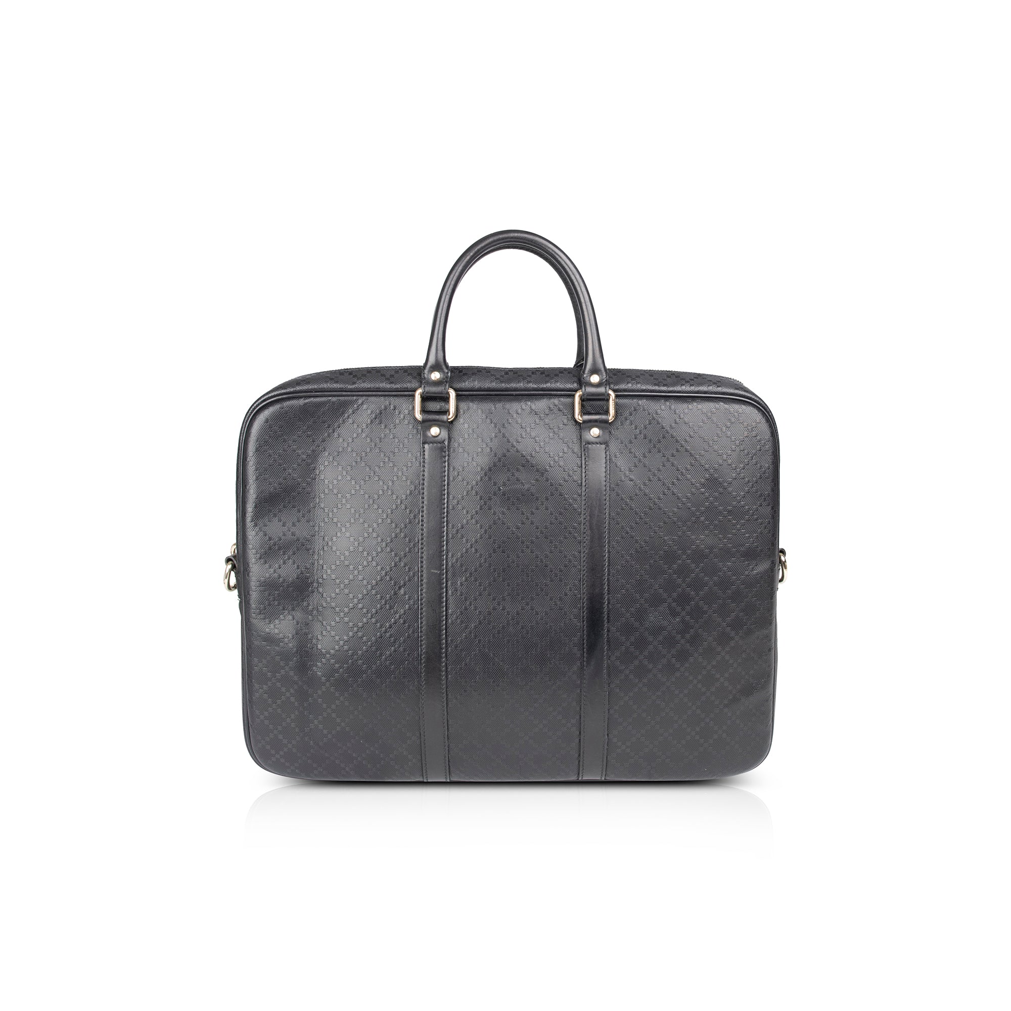 Gucci Diamante Leather Briefcase
