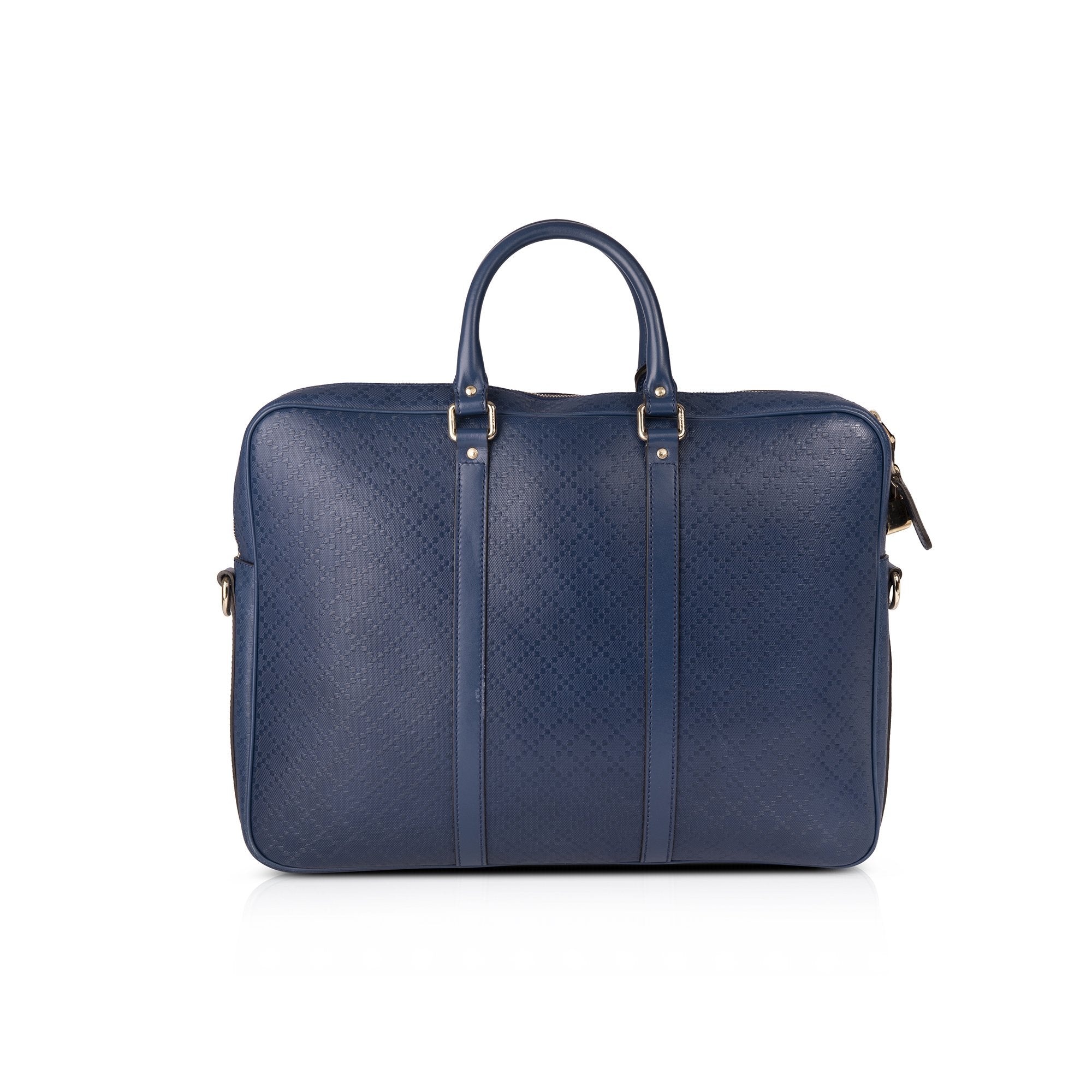 Gucci Diamante Leather Briefcase