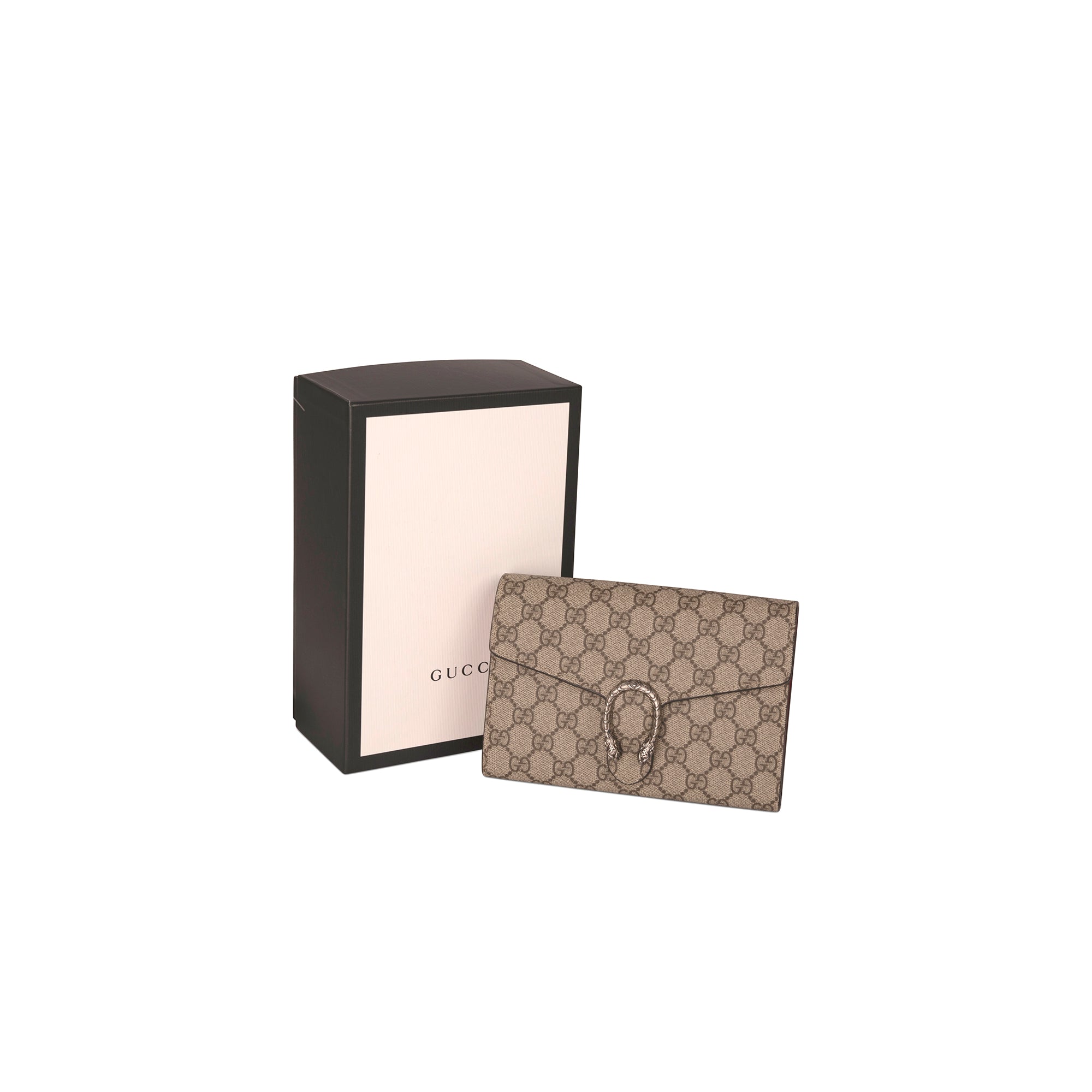 Gucci Dionysus GG Supreme Wallet on Chain w/ Box