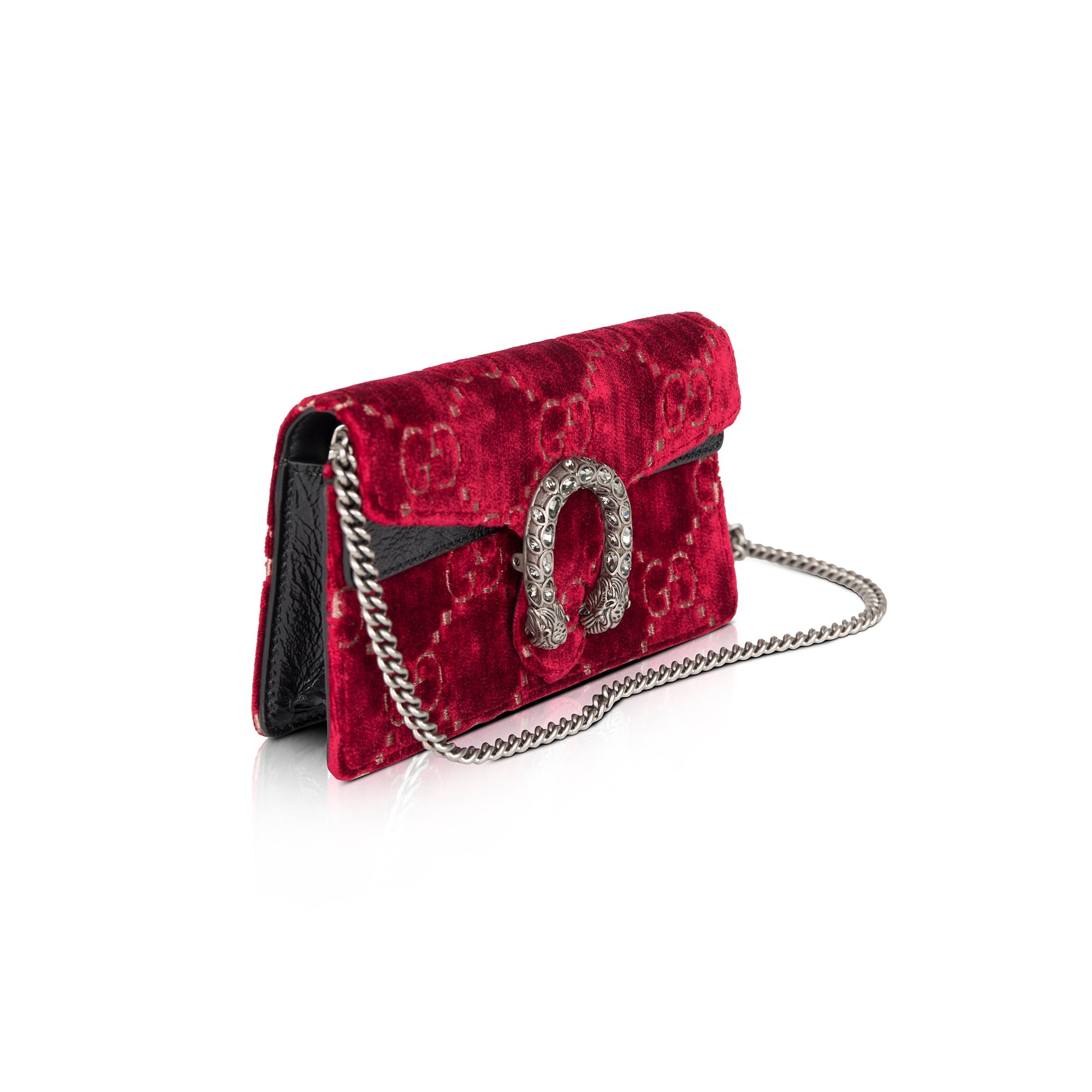 Gucci Dionysus GG Velvet Super Mini Bag