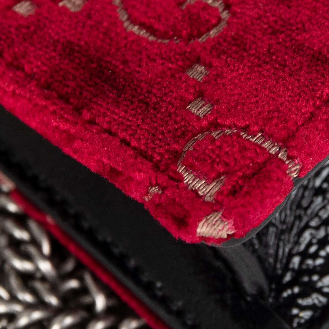 Gucci Dionysus GG Velvet Super Mini Bag