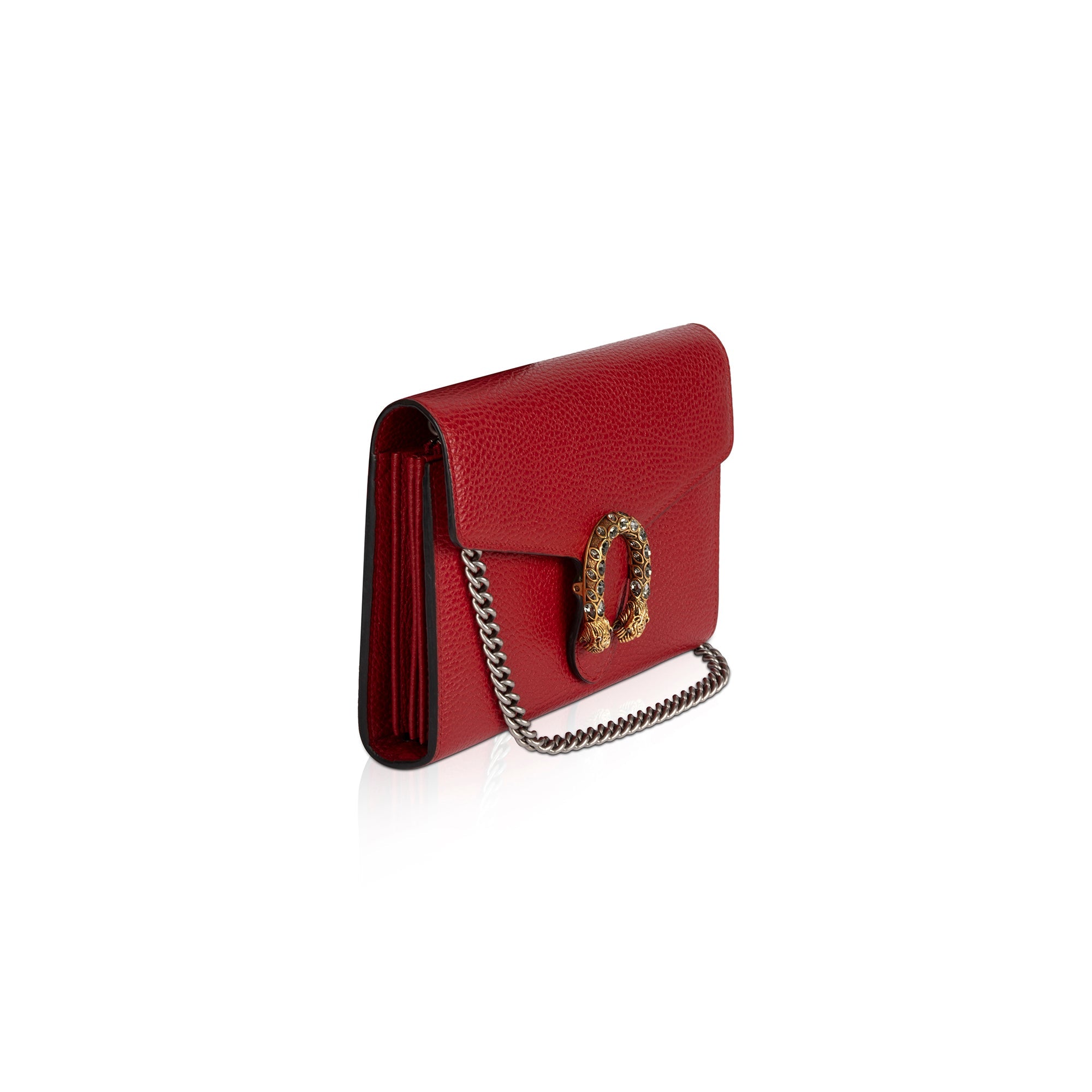 Gucci Dionysus Leather Mini Chain Bag w/ Box