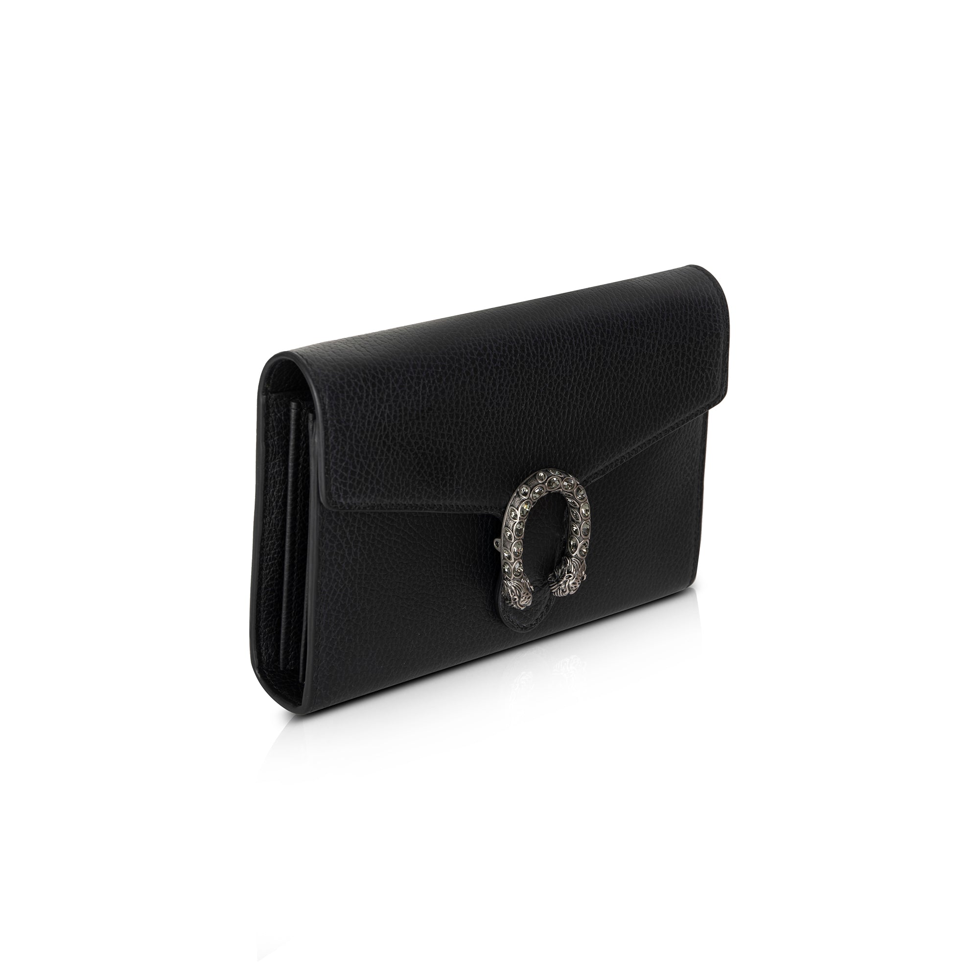 Gucci Dionysus Leather Mini Chain Wallet w/ Box