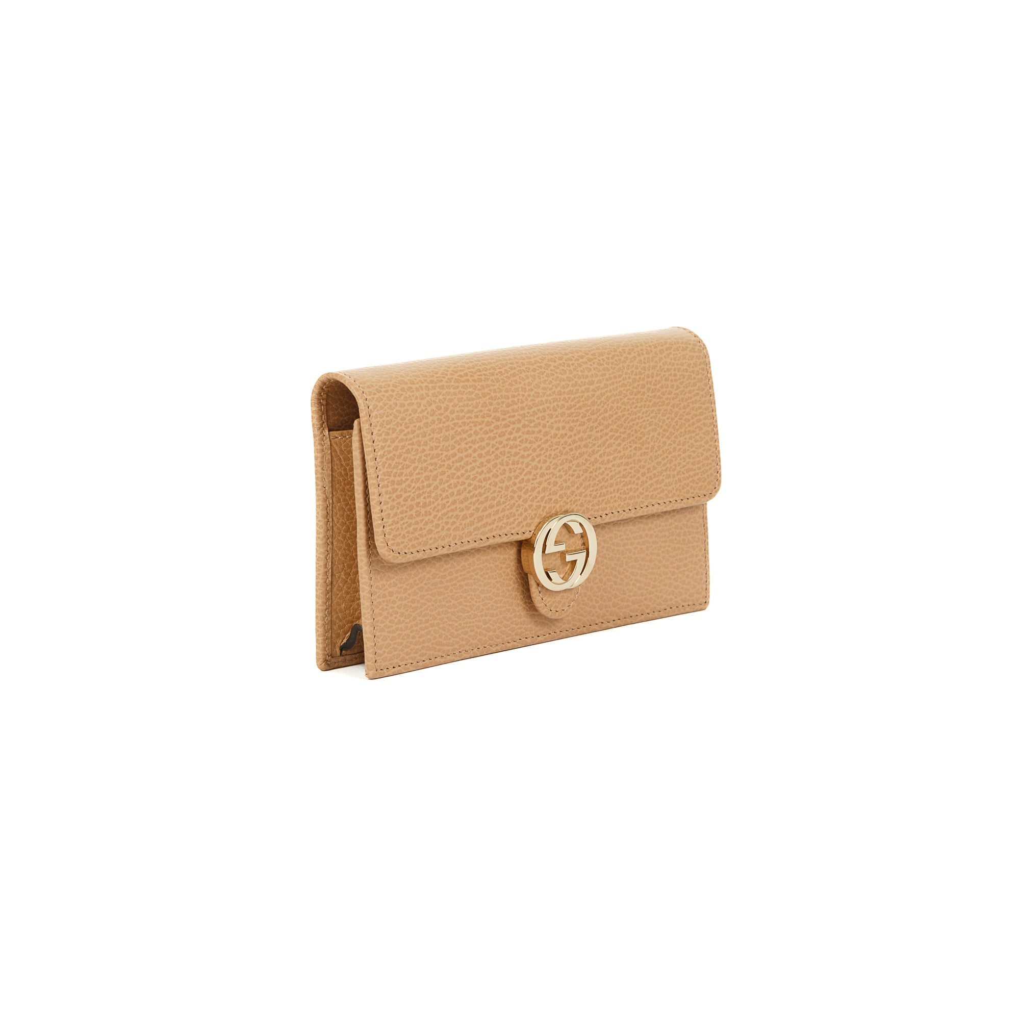 Gucci Dollar Interlocking G Wallet on Chain w/ Box