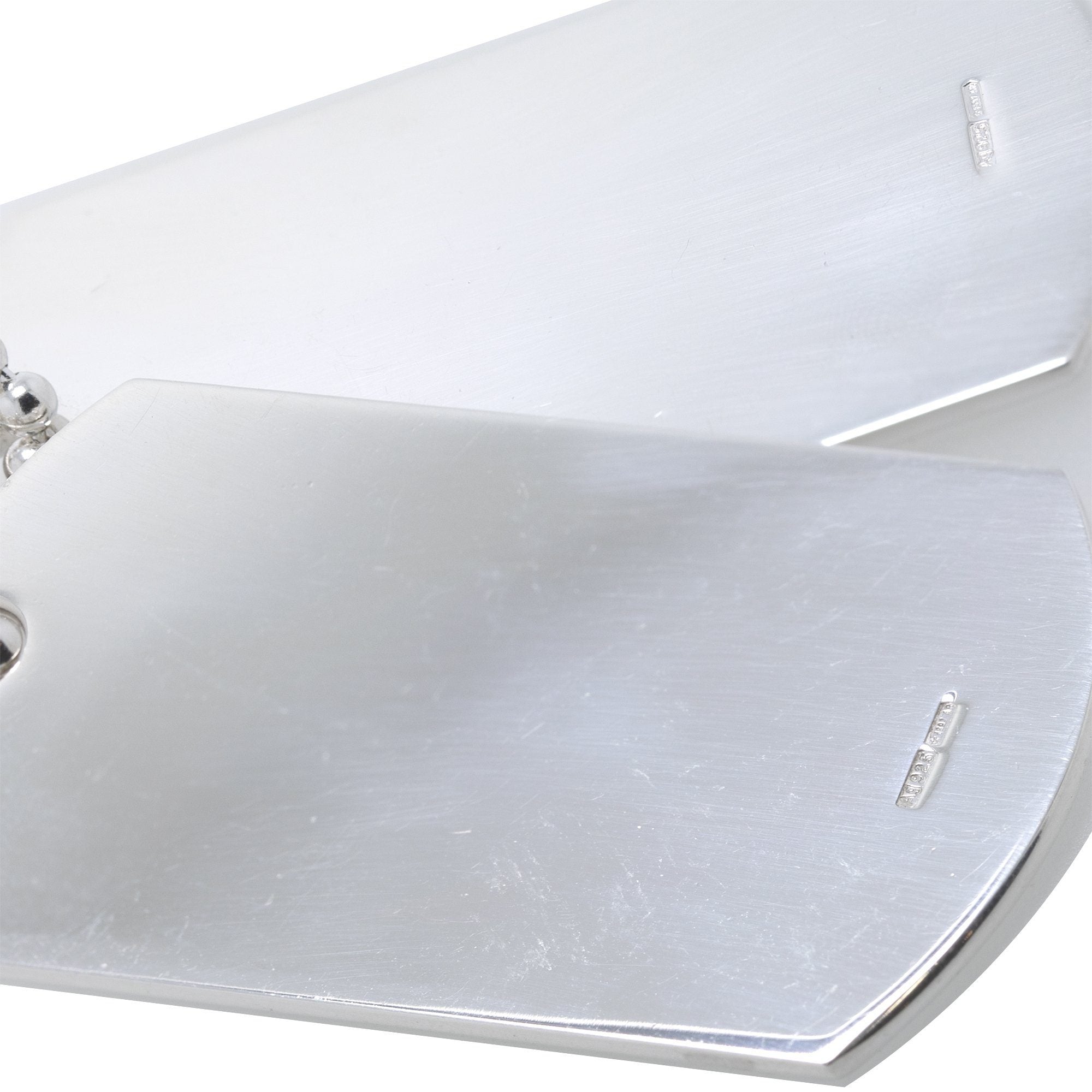 Gucci Double Dog Tag Pendant Necklace
