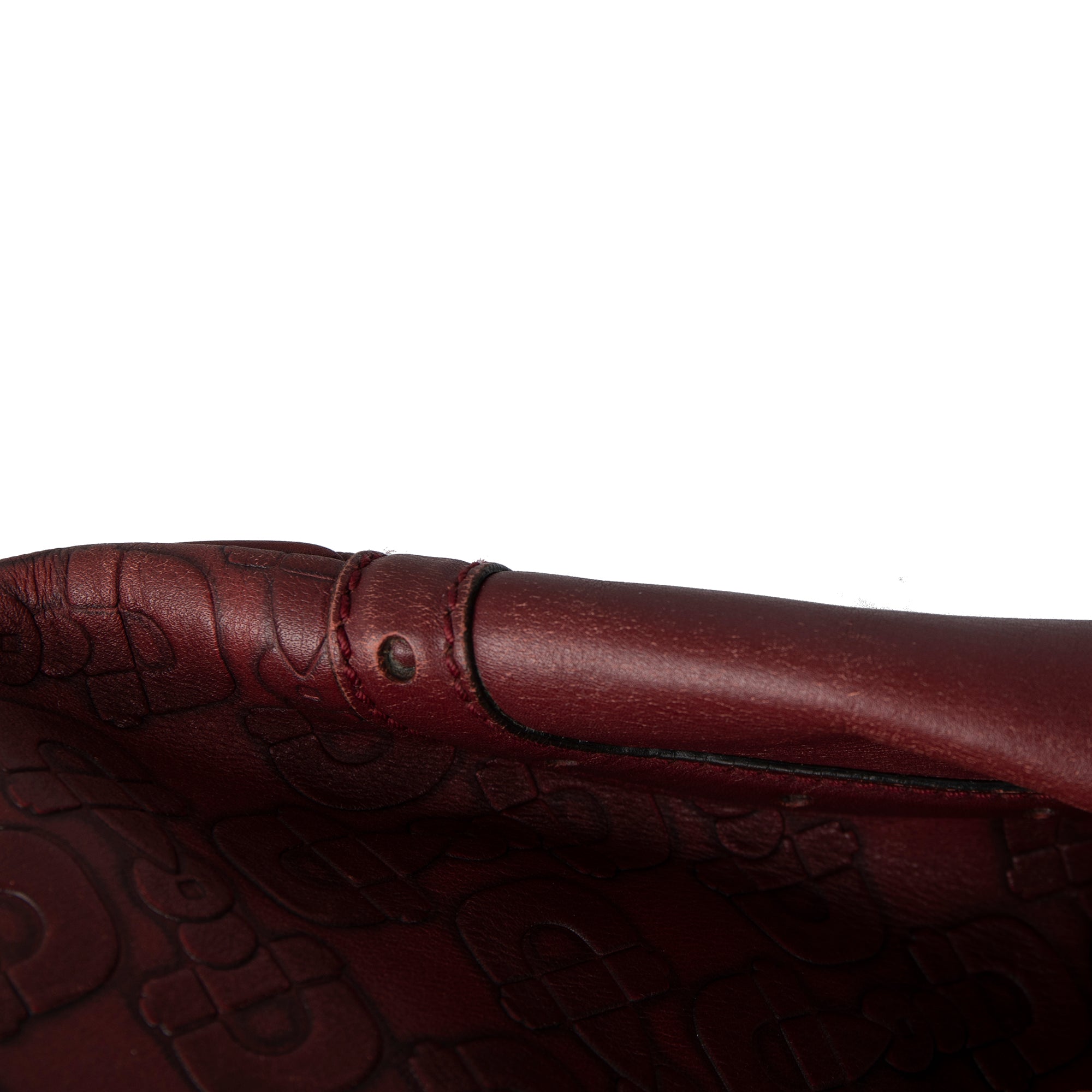 Gucci Embossed Horsebit Leather Glam Hobo