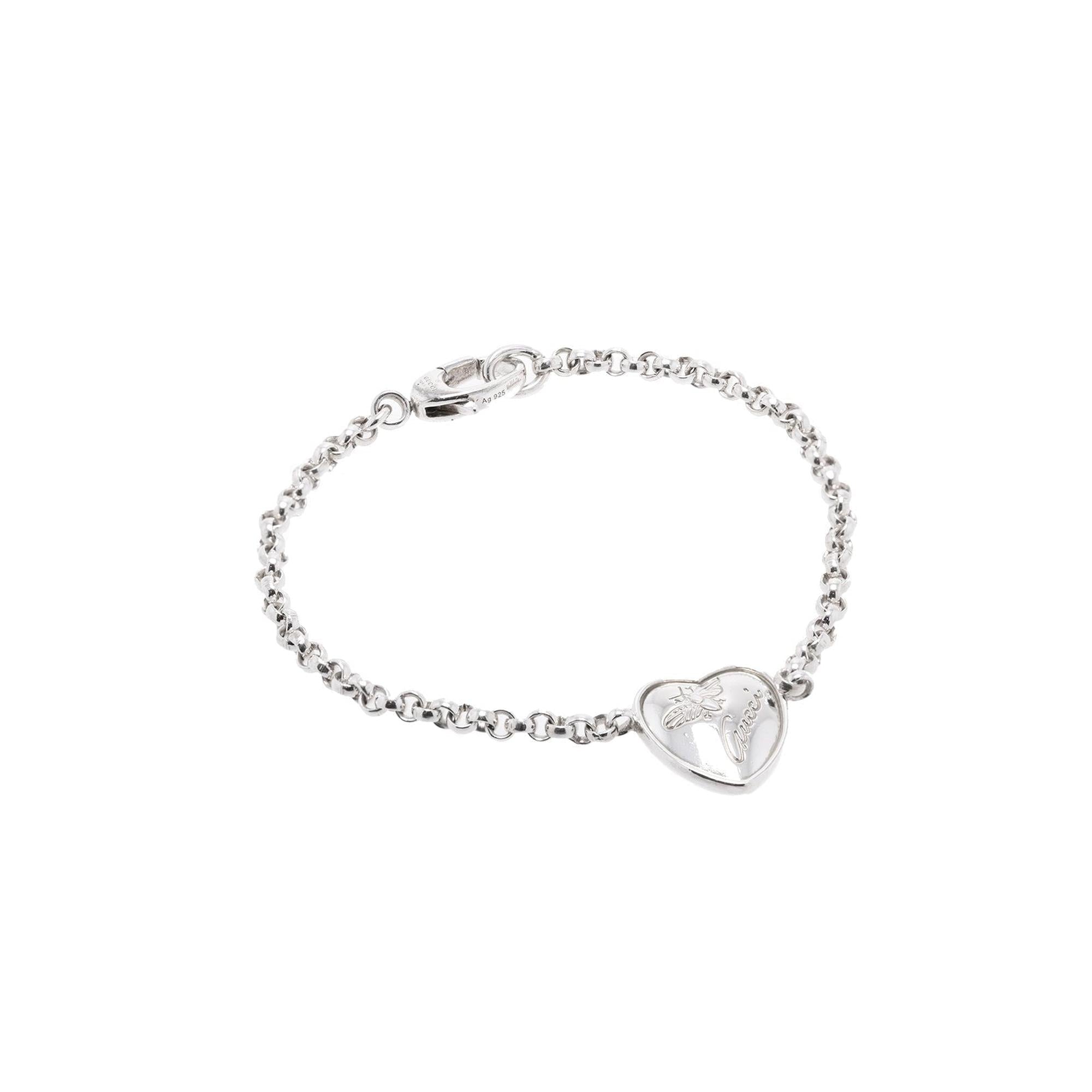 Gucci Flora Heart Station Bracelet