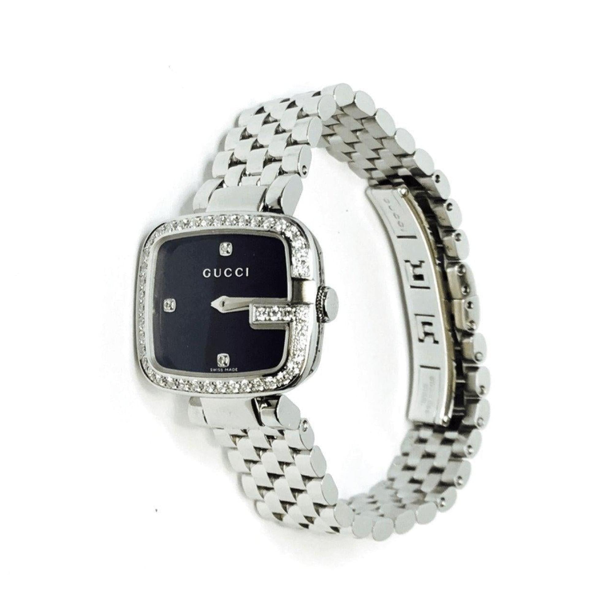 Gucci G Case Watch with Diamonds