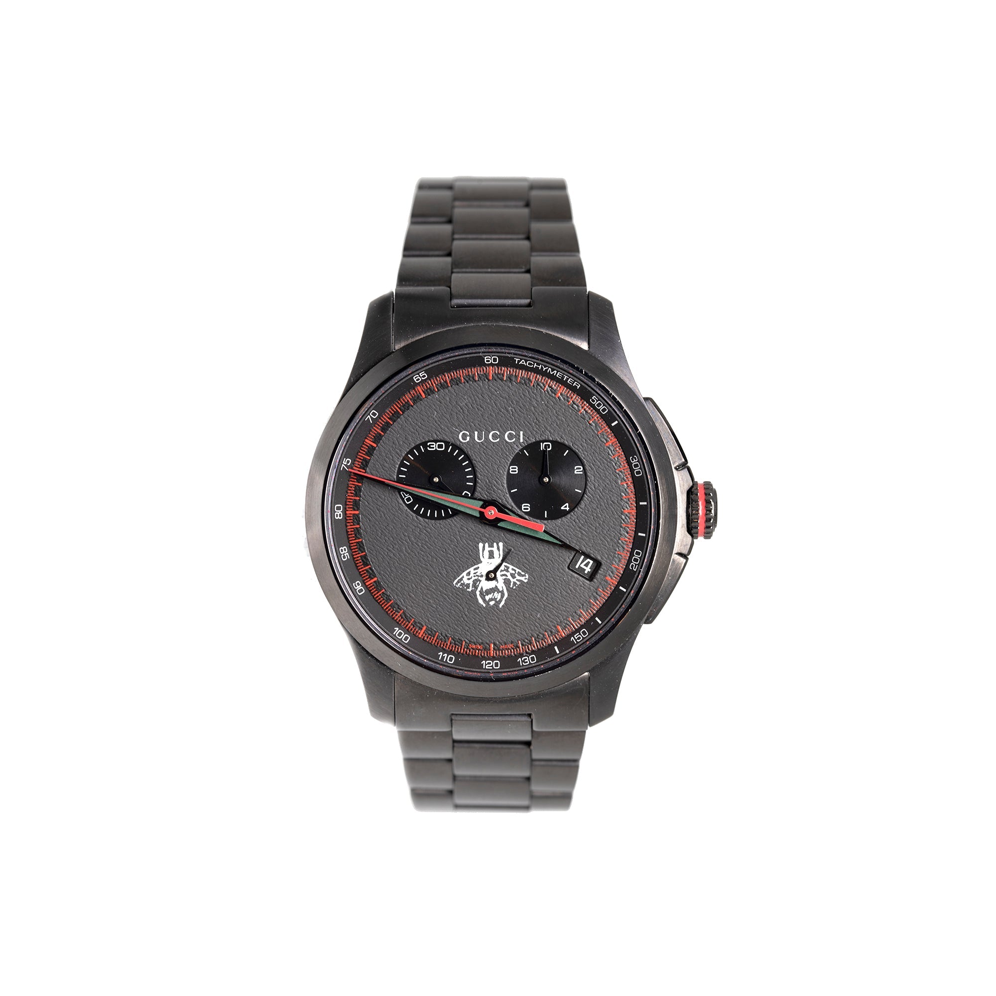 Gucci G-Timeless 44 mm Chronograph Watch w/ Box & Papers