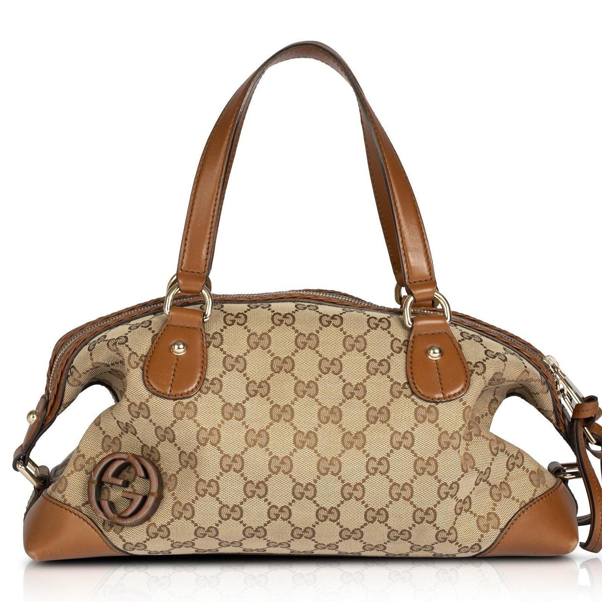 Gucci GG Brick Lane Convertible Boston Bag