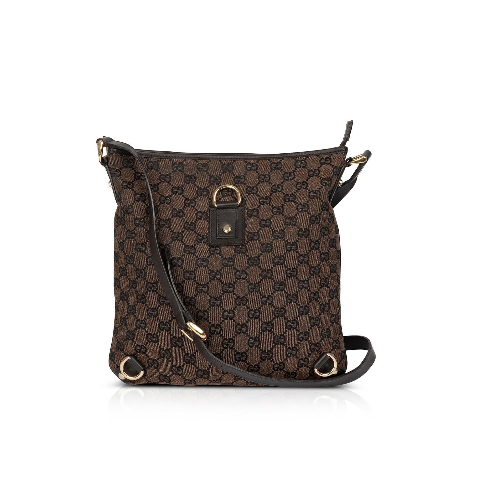 Gucci GG Canvas Abbey Messenger Bag