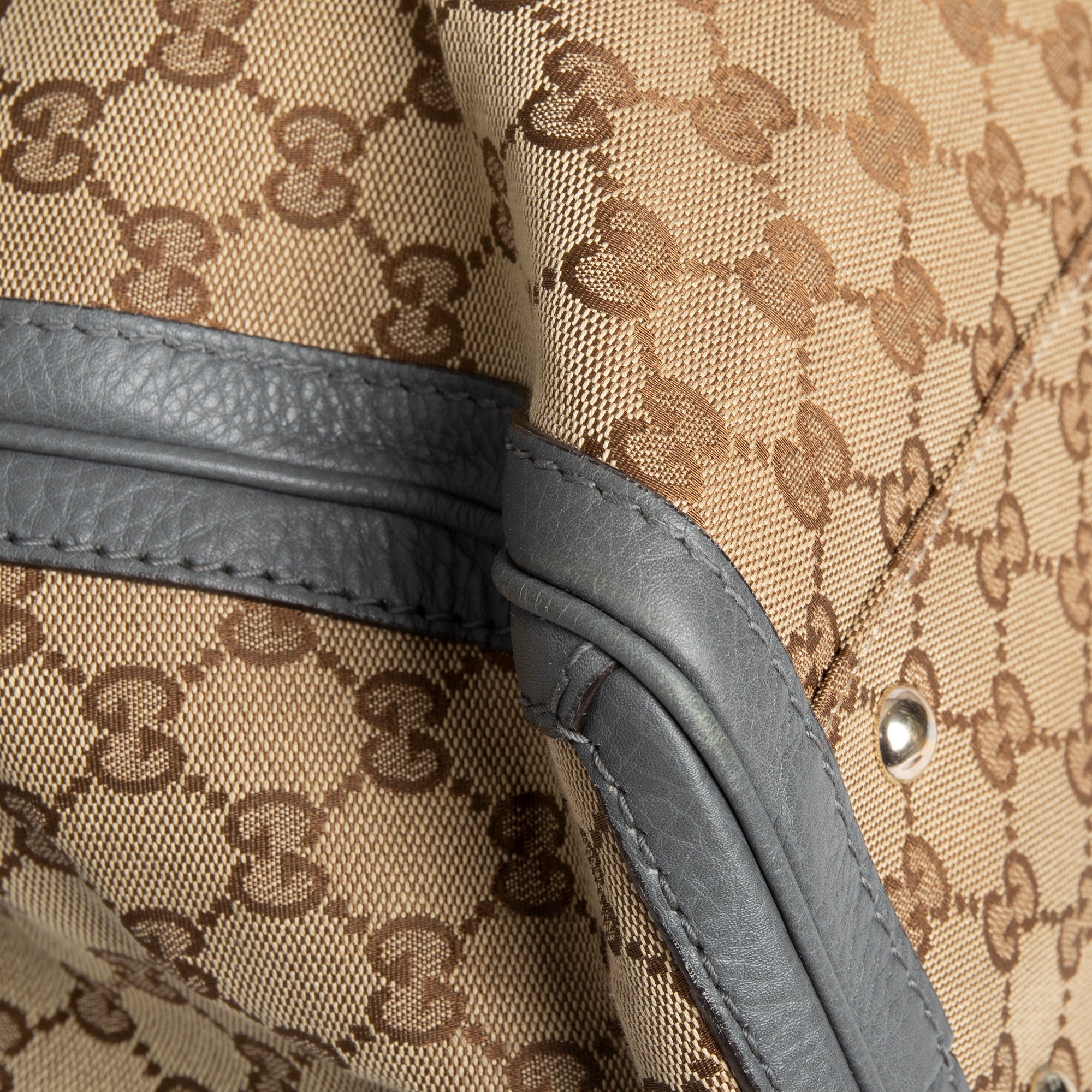 Gucci GG Canvas Bella Bamboo Tote