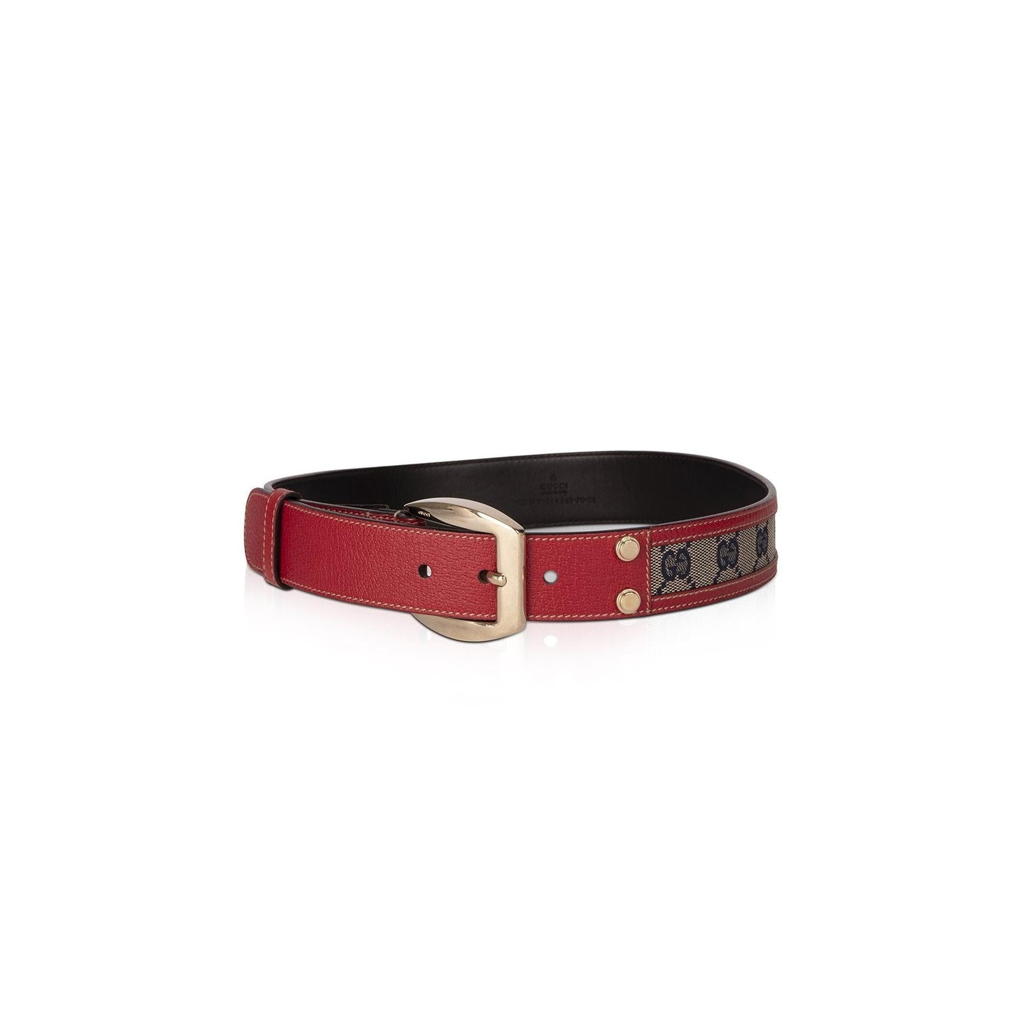 Gucci GG Canvas Belt