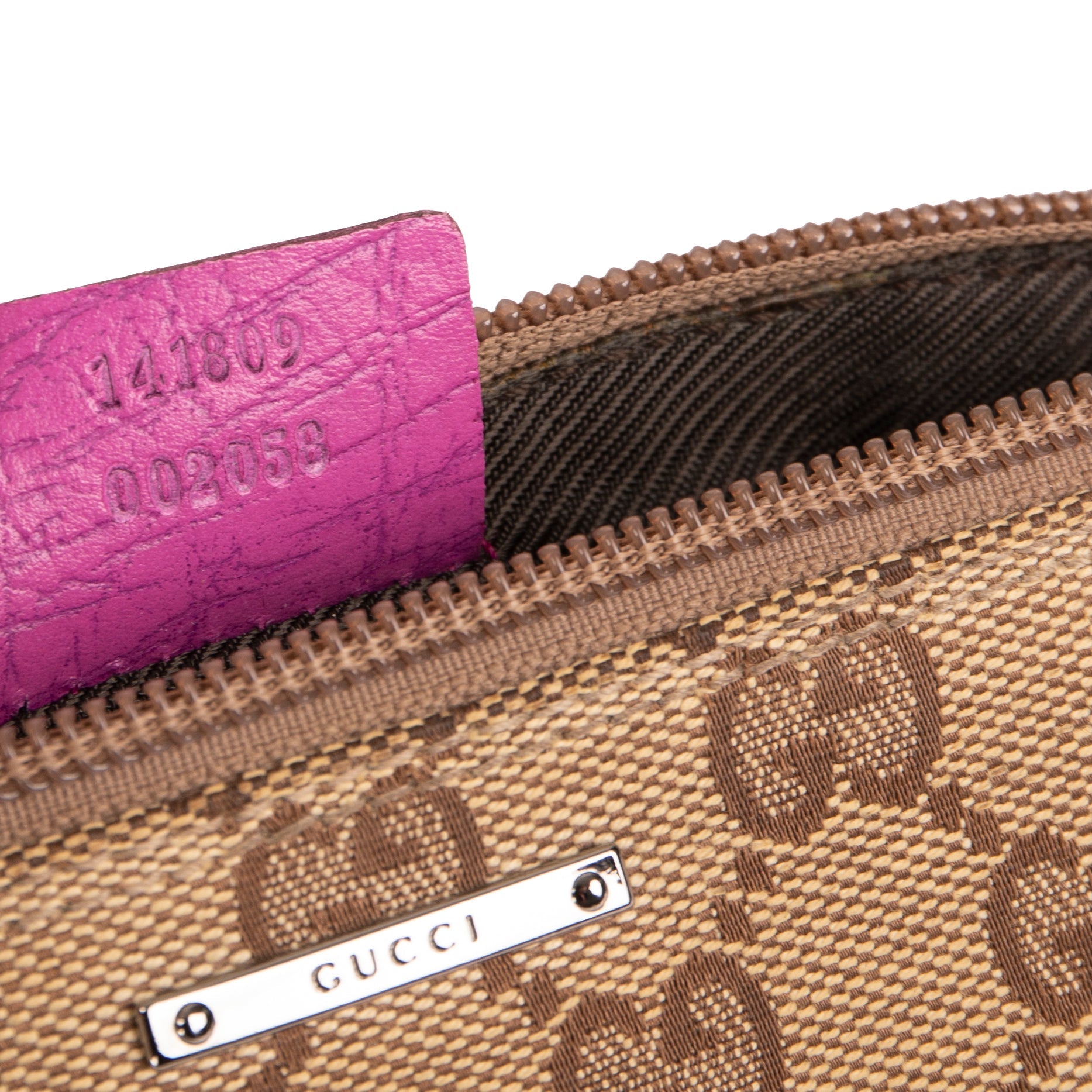 Gucci GG Canvas Boat Pochette