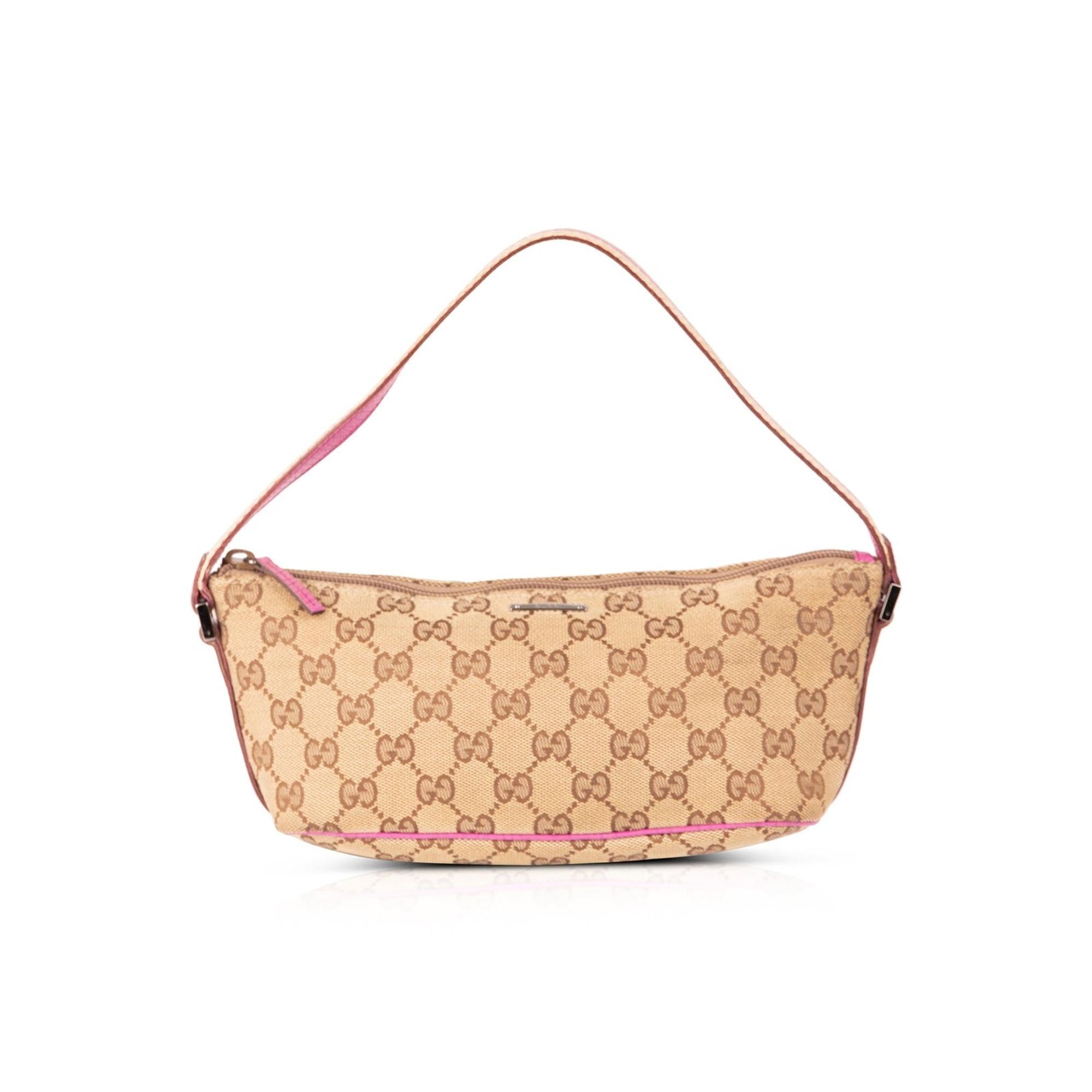 Gucci GG Canvas Boat Pochette