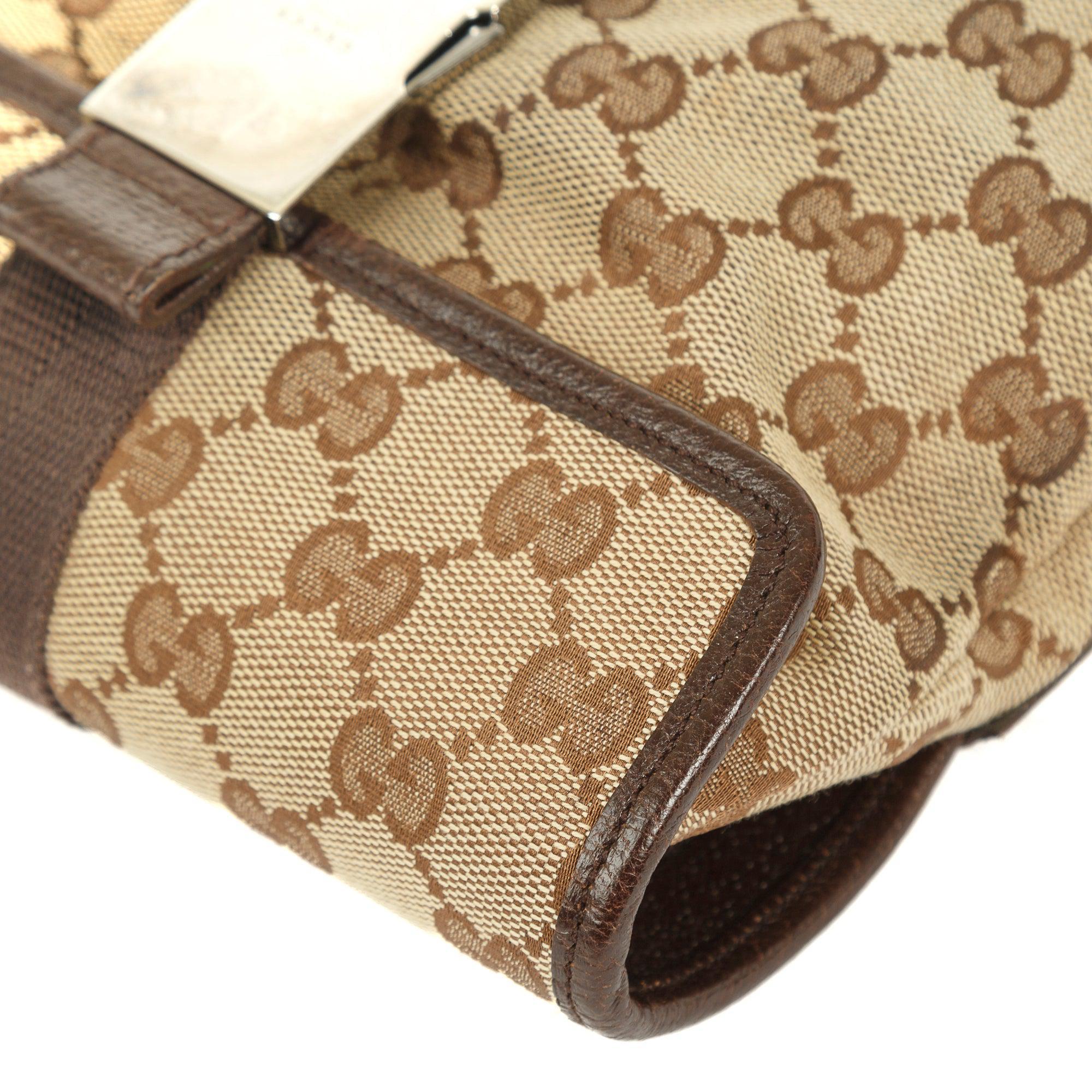 Gucci GG Canvas Buckle Waist Bag