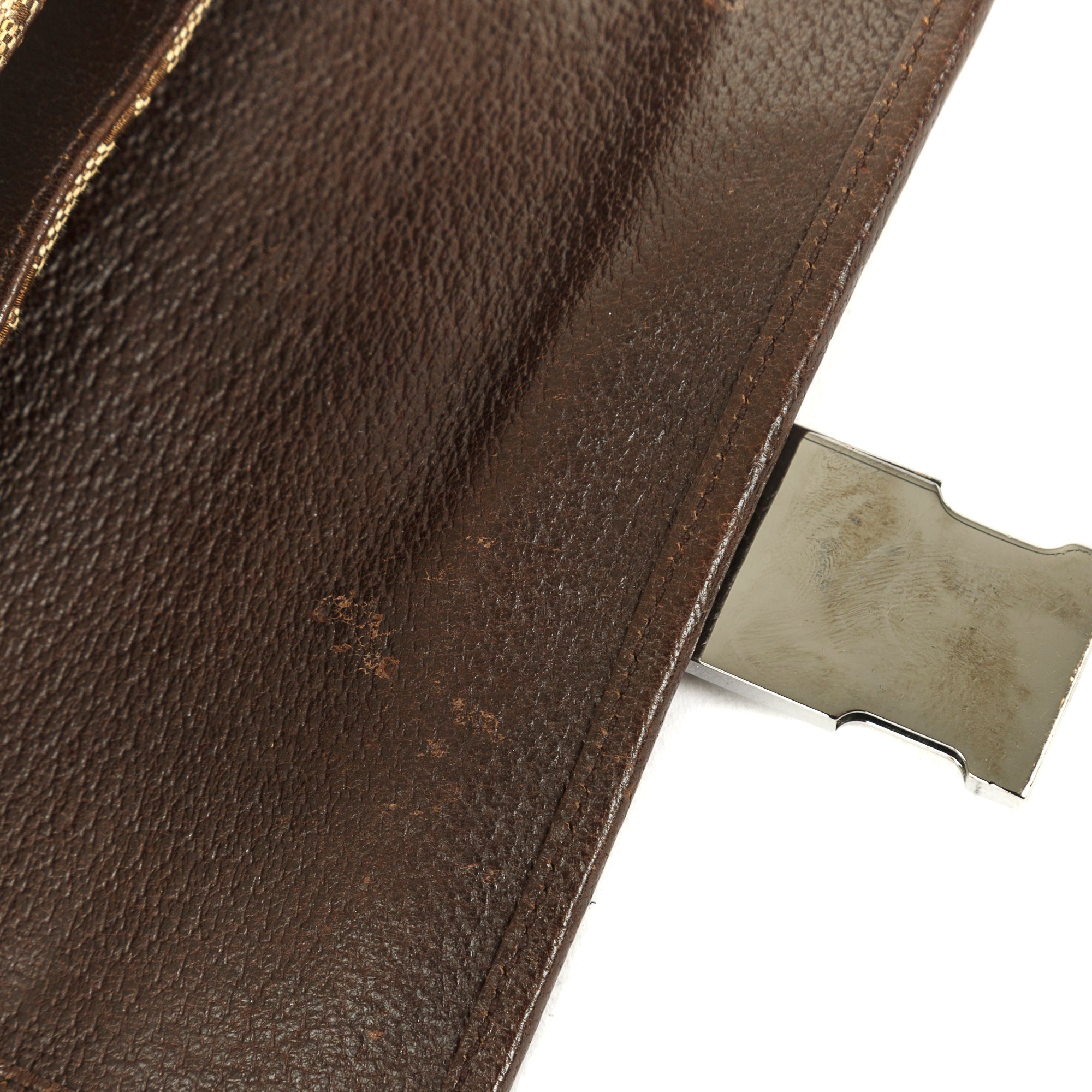 Gucci GG Canvas Buckle Waist Bag