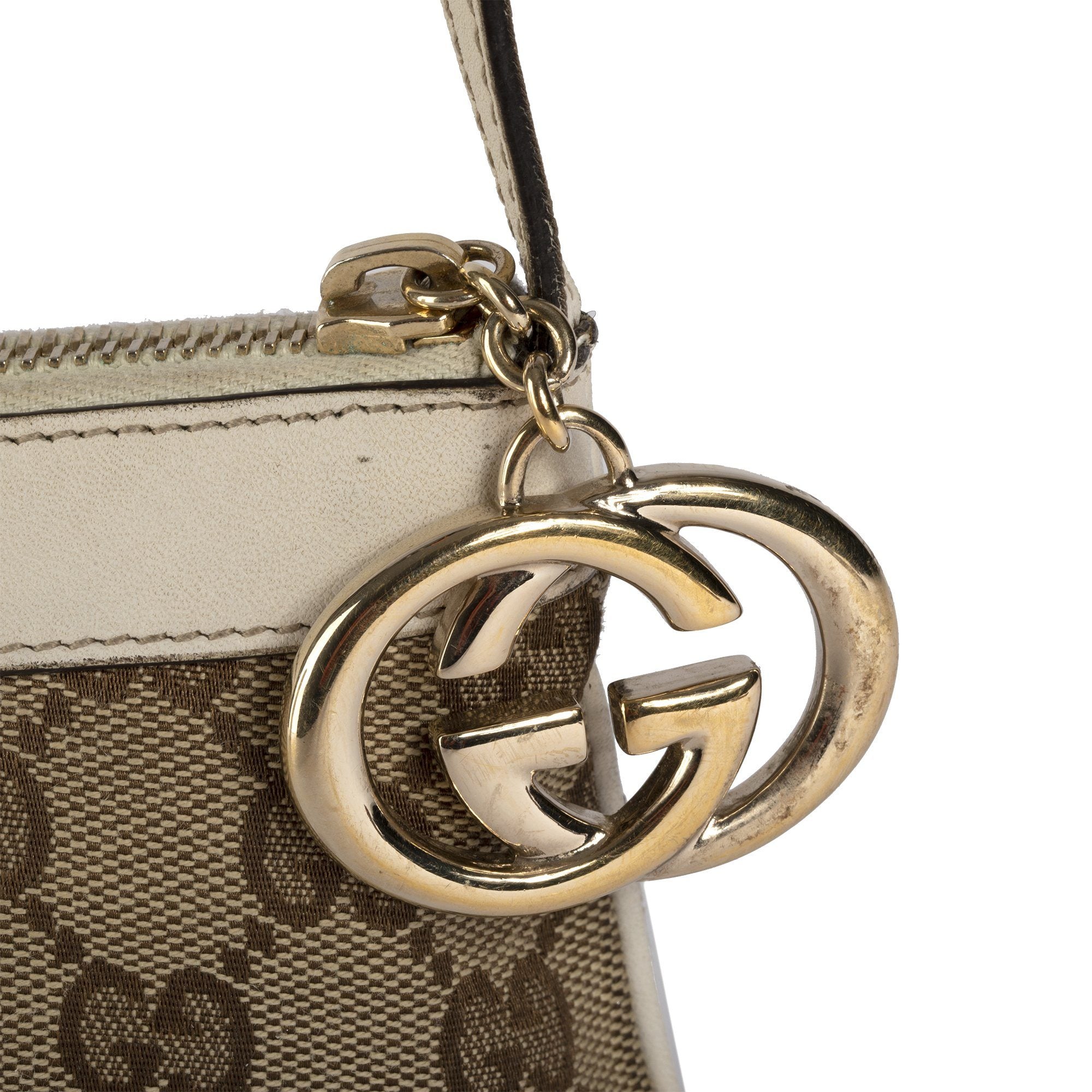 Gucci GG Canvas Charm Sling Pochette