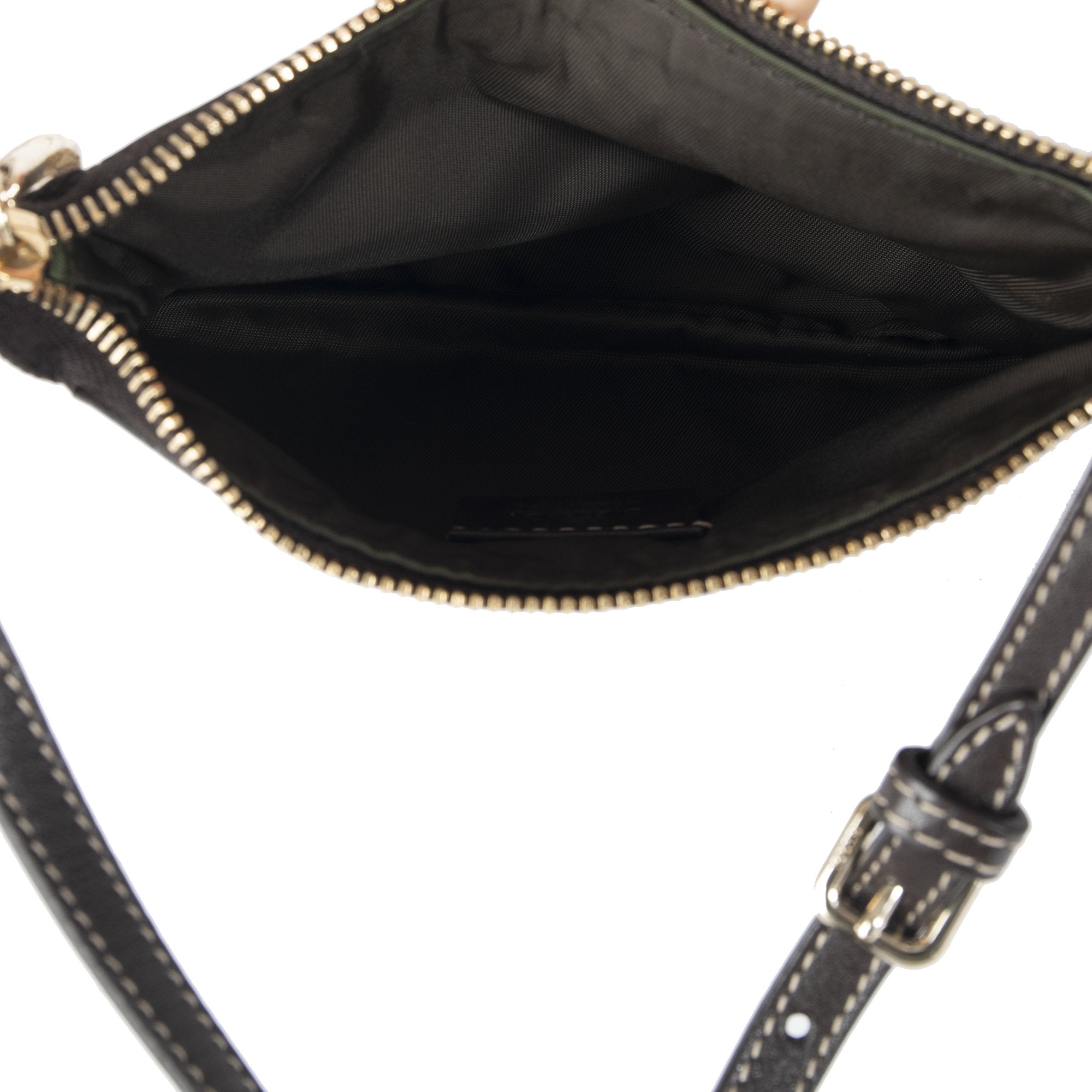 Gucci GG Canvas Charm Sling Pochette w/ Box