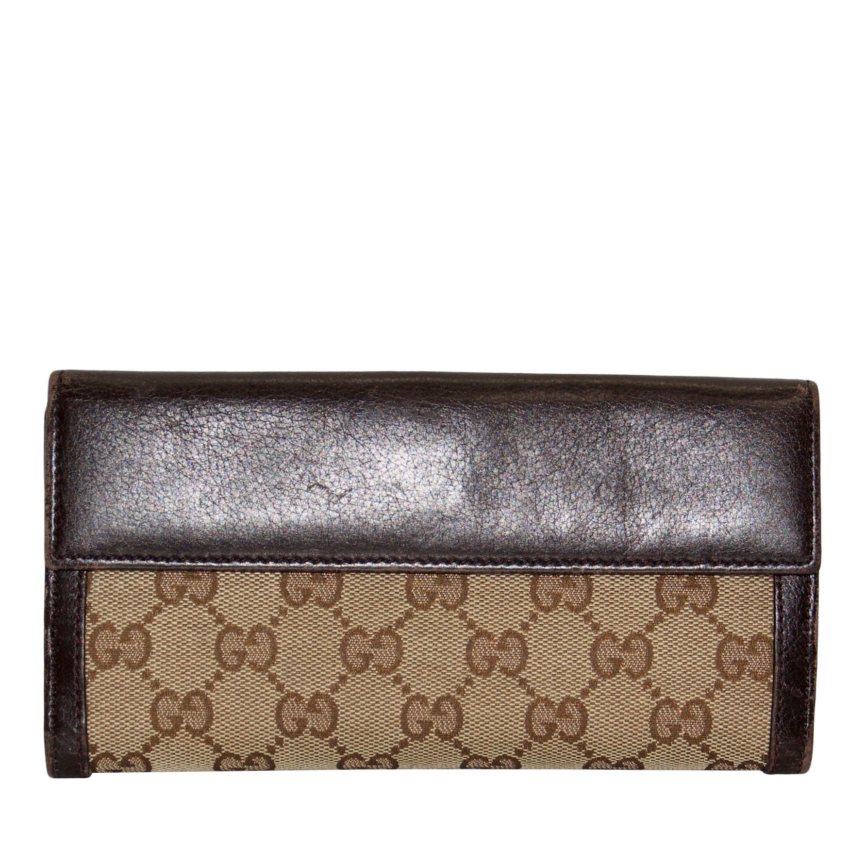 Gucci GG Canvas Continental Wallet
