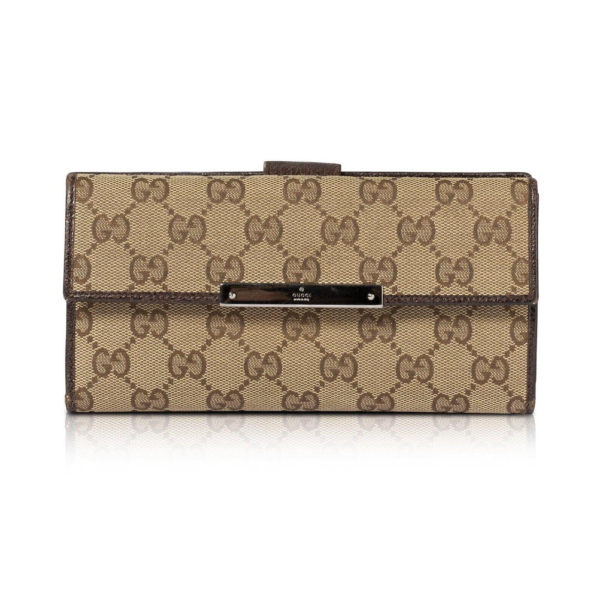 Gucci GG Canvas Continental Wallet