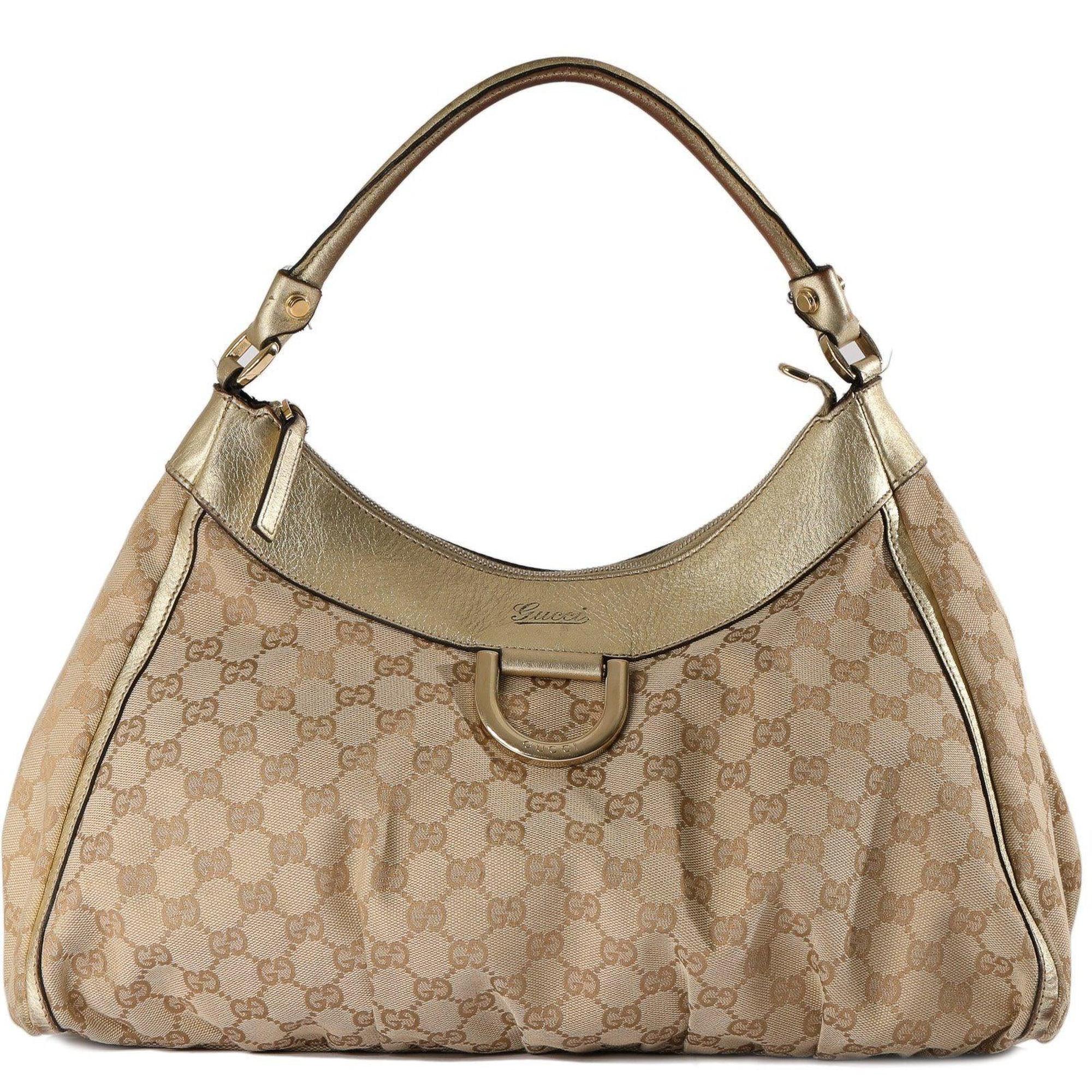 Gucci GG Canvas D-Ring Hobo