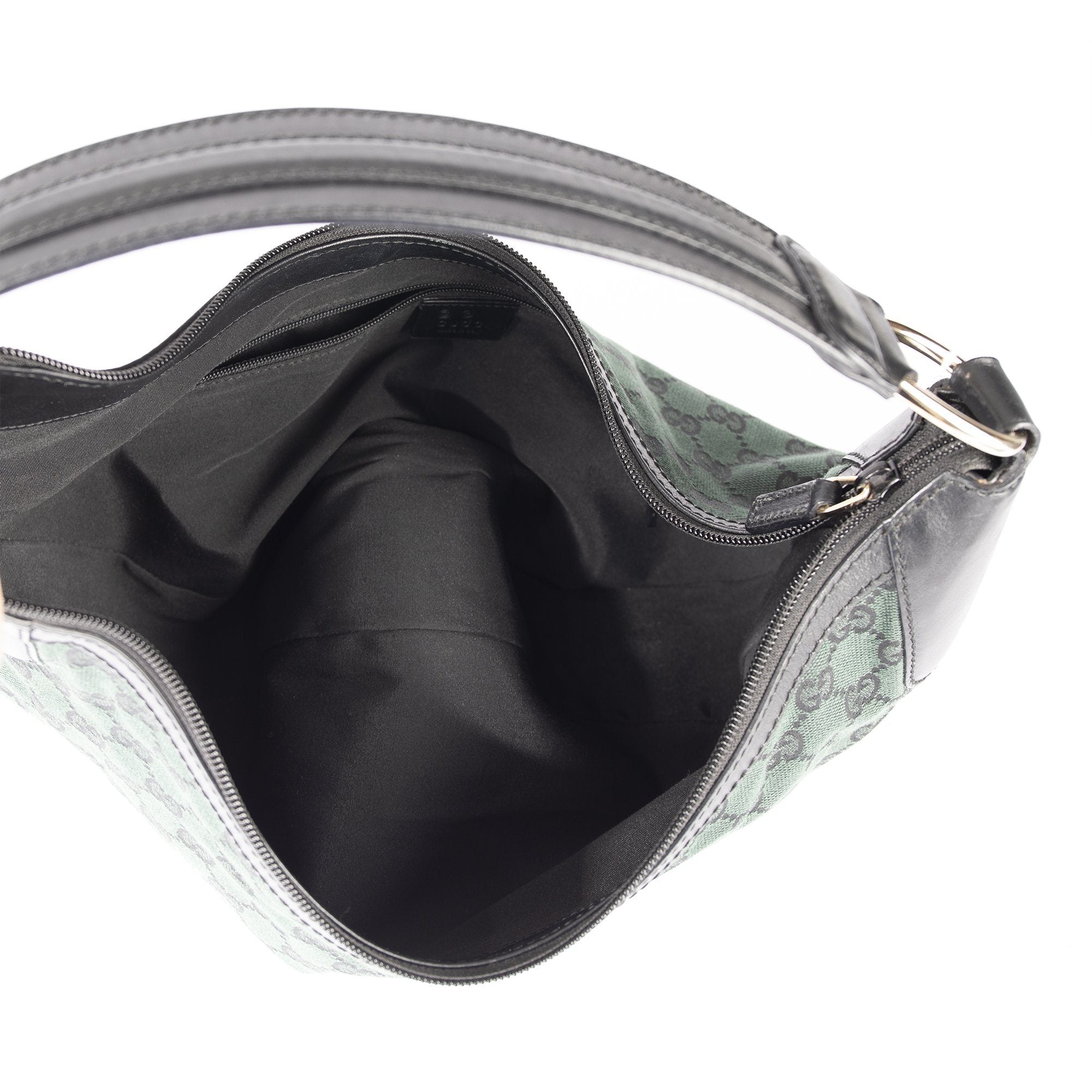 Gucci GG Canvas Half Moon Hobo