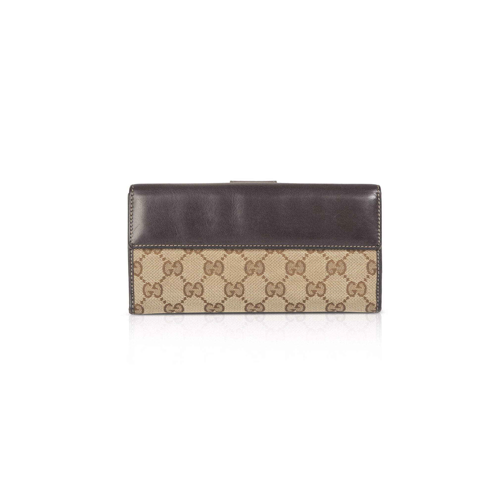 Gucci GG Canvas Heart Continental Wallet