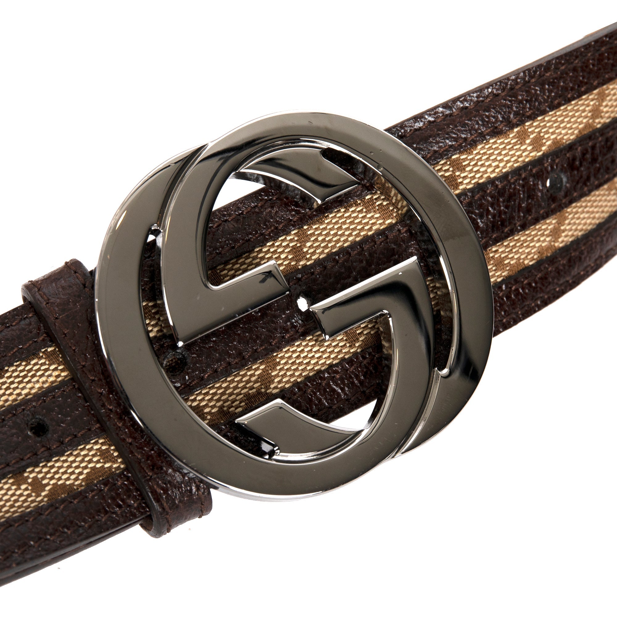 Gucci GG Canvas Interlocking G Belt