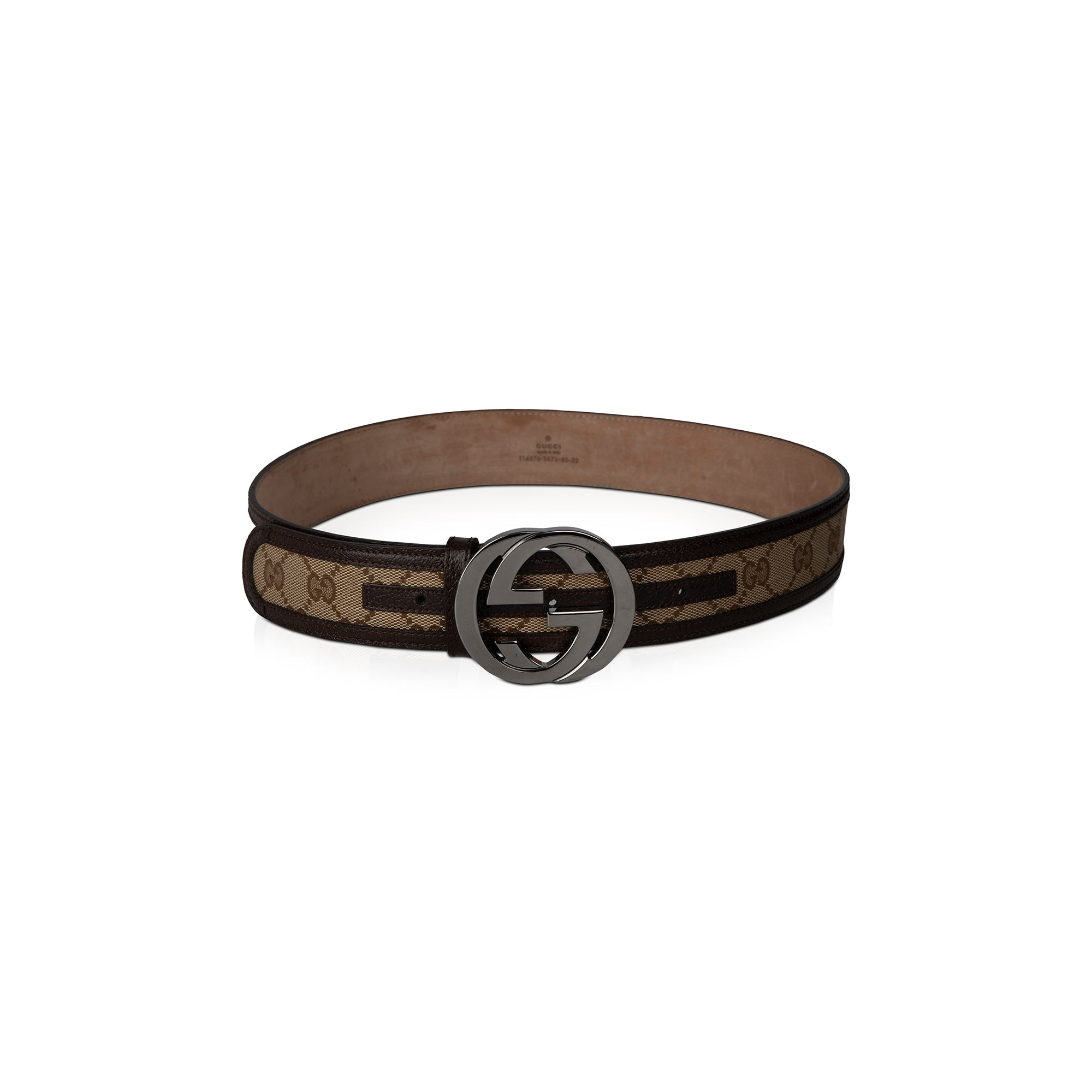 Gucci GG Canvas Interlocking G Belt