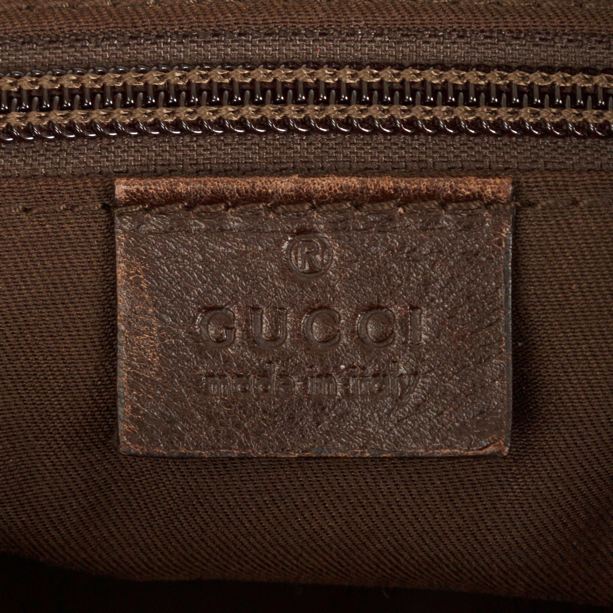 Gucci GG Canvas Perforated Leather Medium Messenger Bag