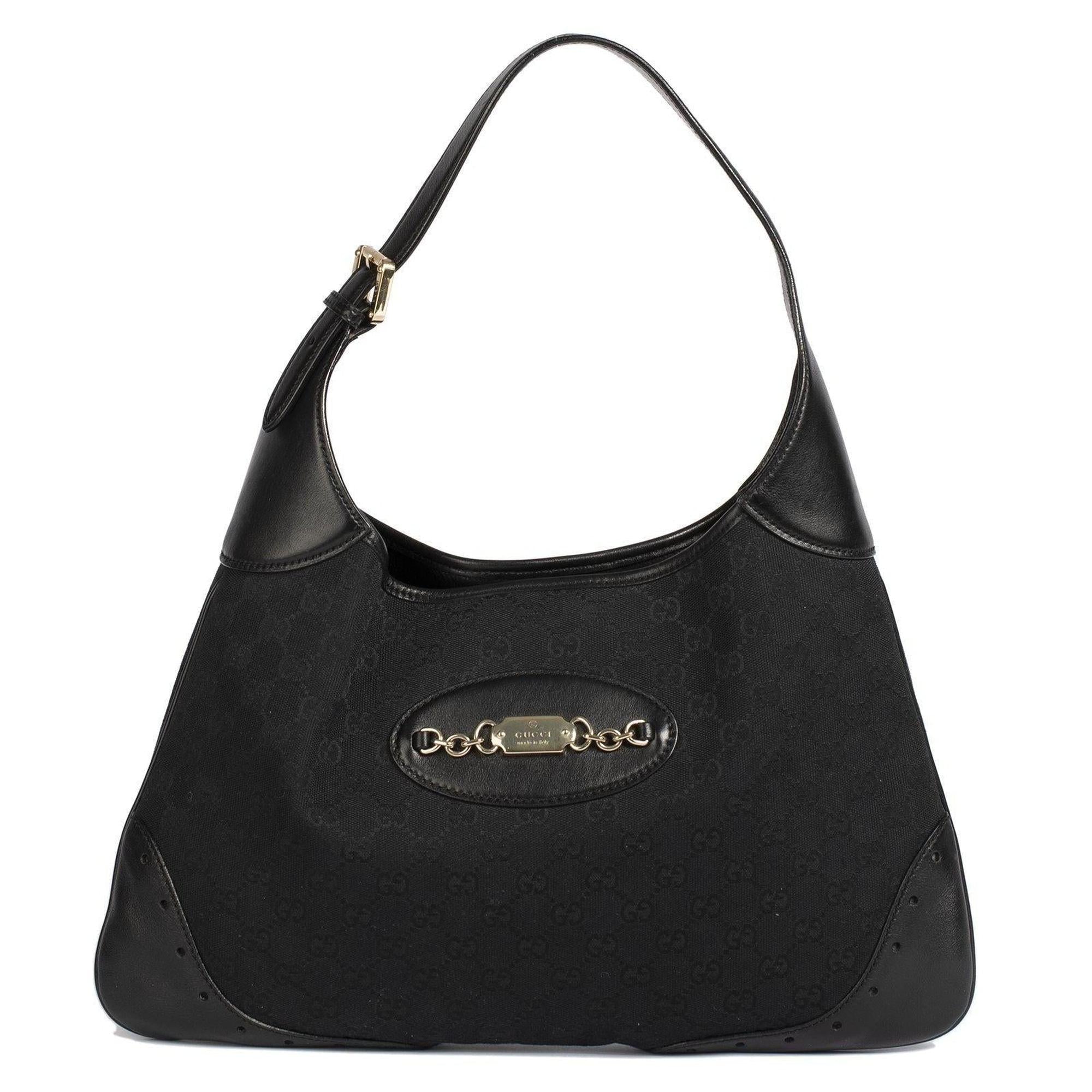 Gucci GG Canvas Punch Hobo