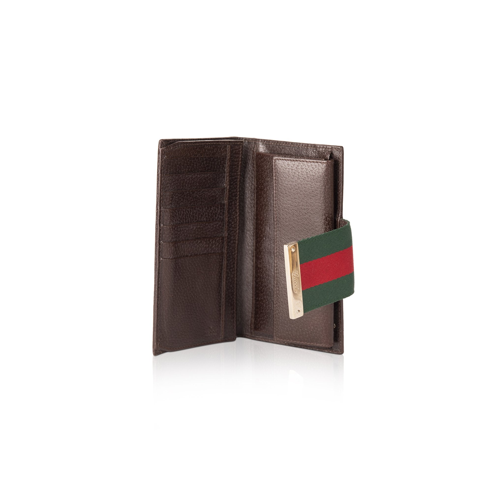Gucci GG Canvas Web Continental Wallet