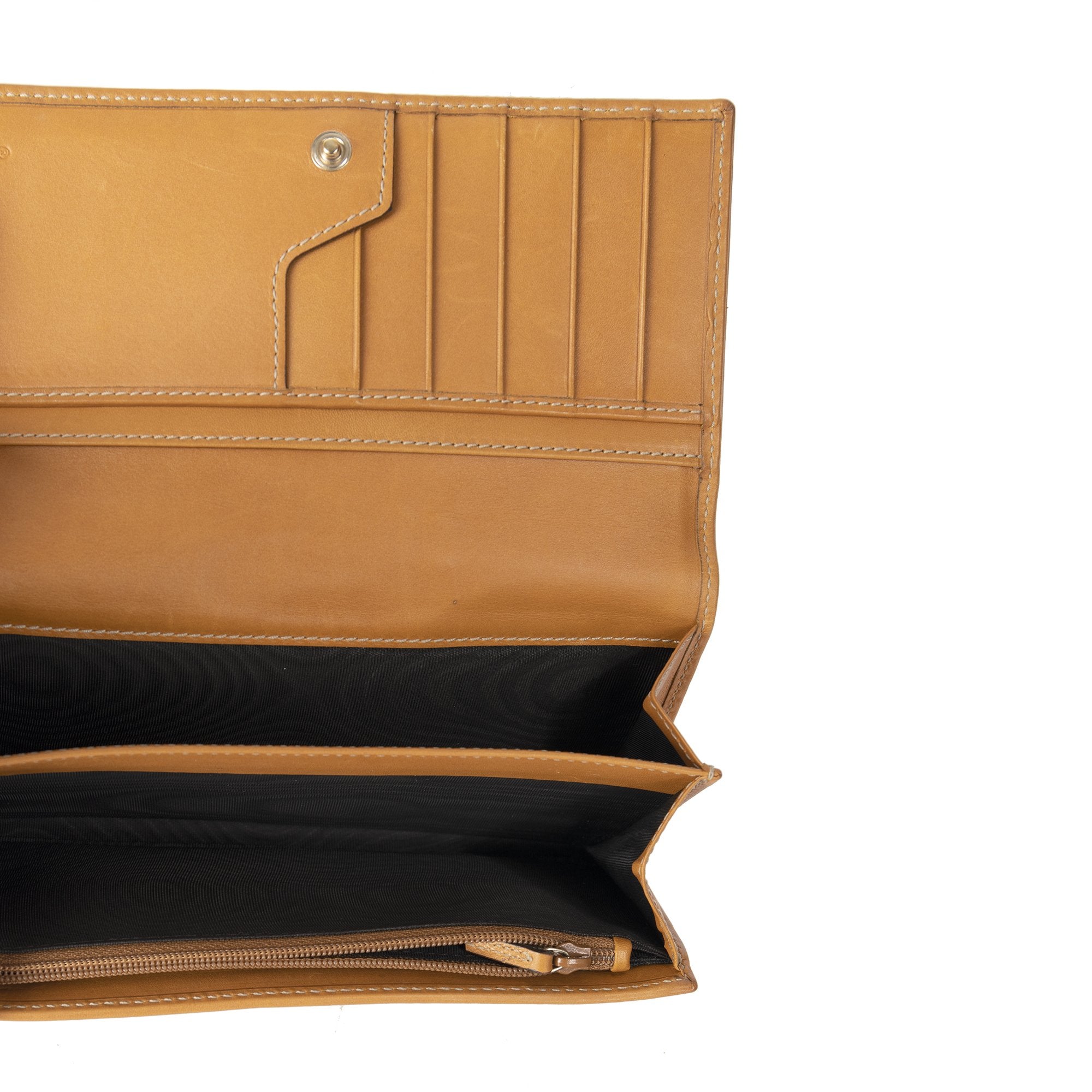 Gucci GG Canvas Web Continental Wallet w/ Box