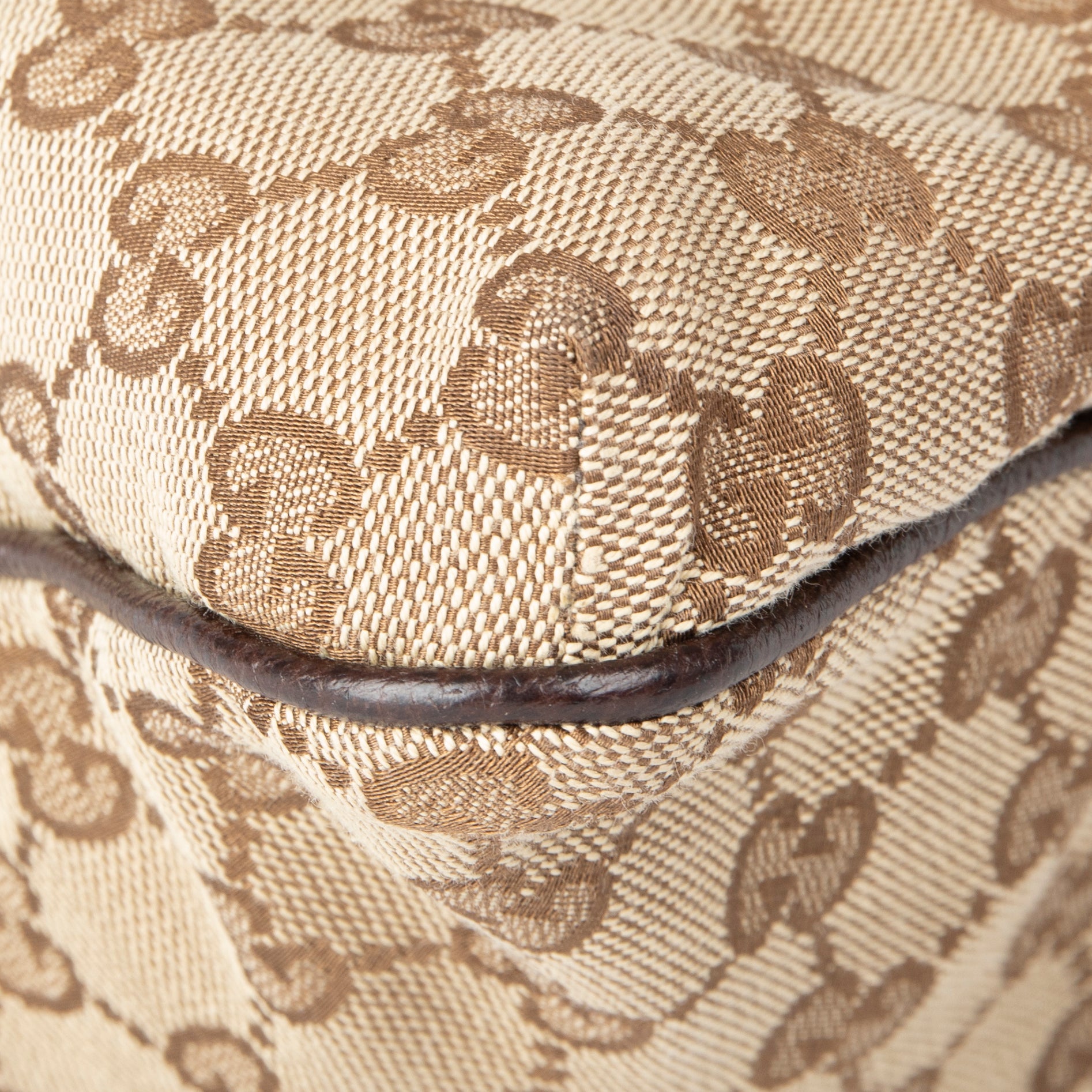 Gucci GG Canvas Web Double Pocket Messenger Bag