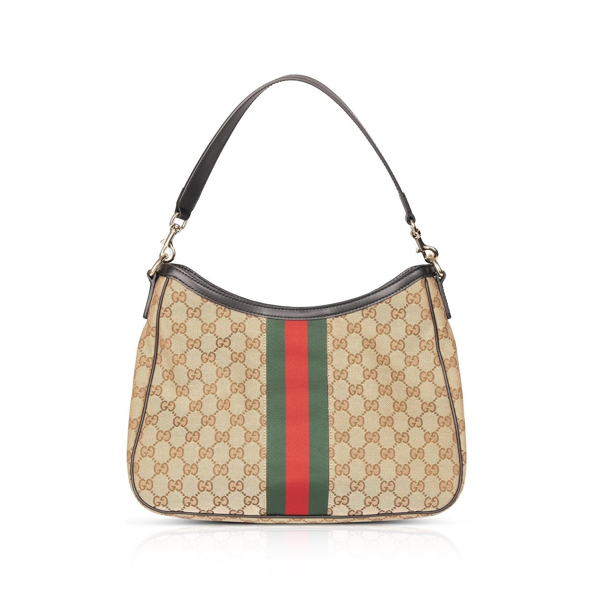 Gucci GG Canvas Web Shoulder Bag
