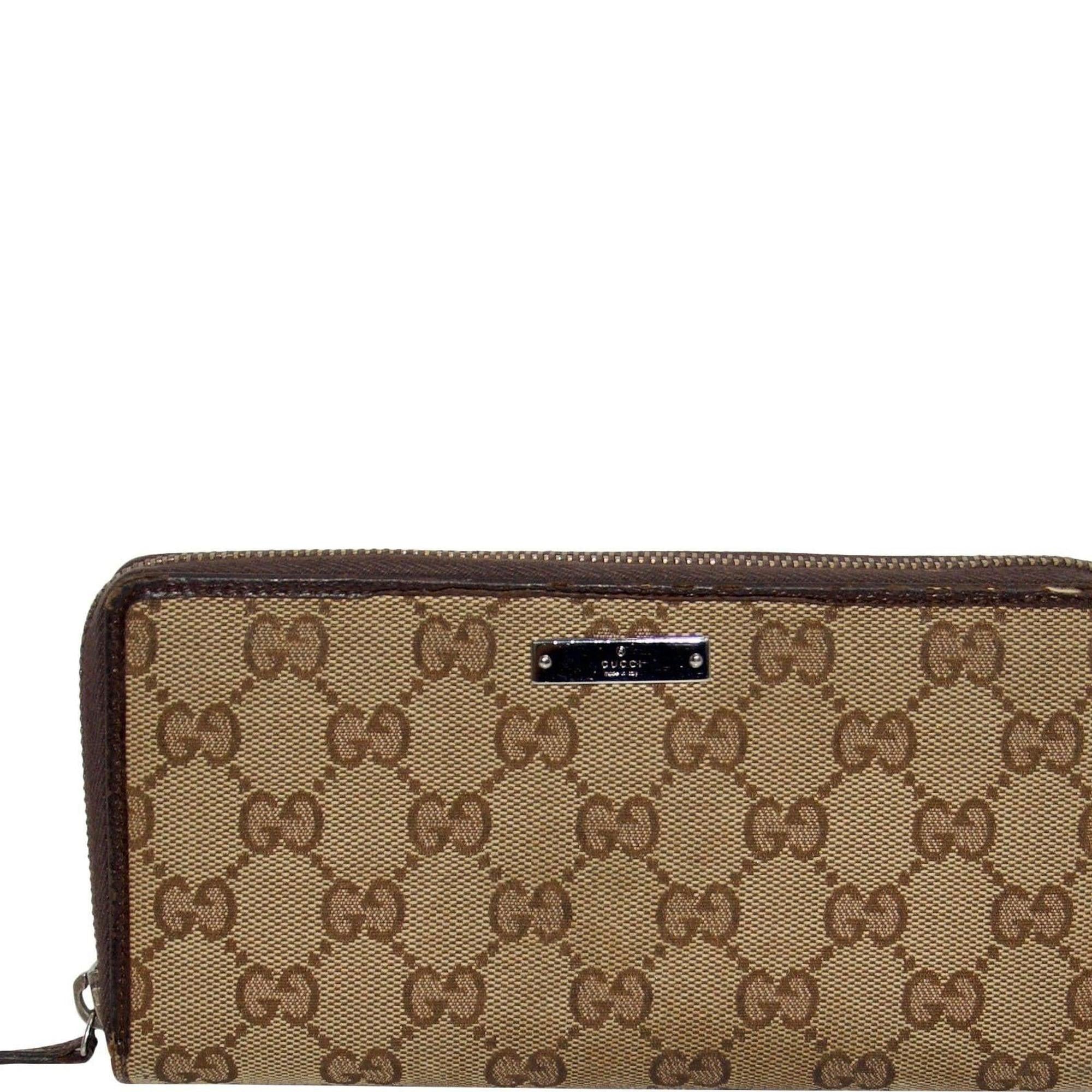 Gucci GG Canvas Zip Wallet